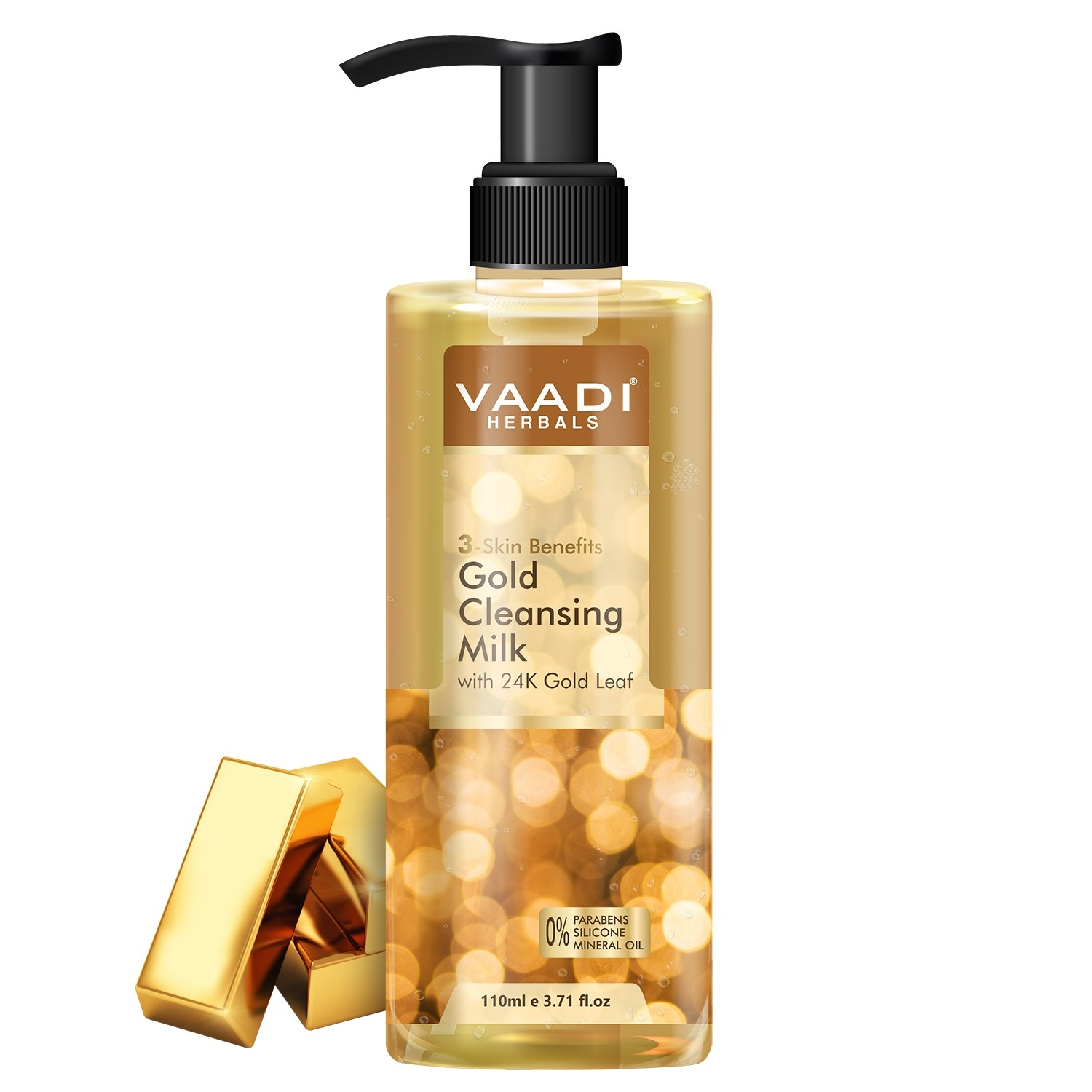 Vaadi Herbals | Vaadi Herbals Gold Cleansing Milk With 24k Gold Leaf (110ml)