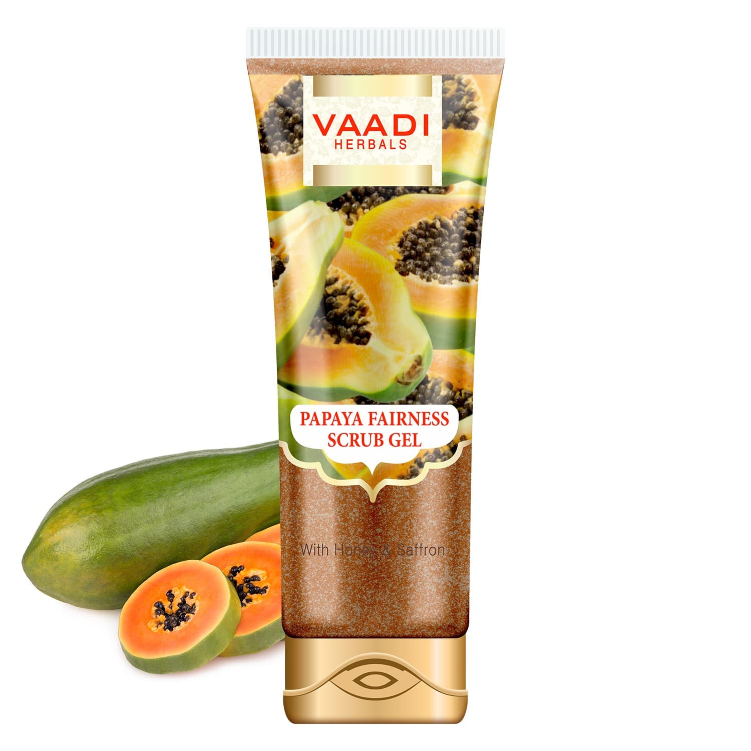 Vaadi Herbals | Vaadi Herbals Papaya Fairness Scrub Gel (110g)