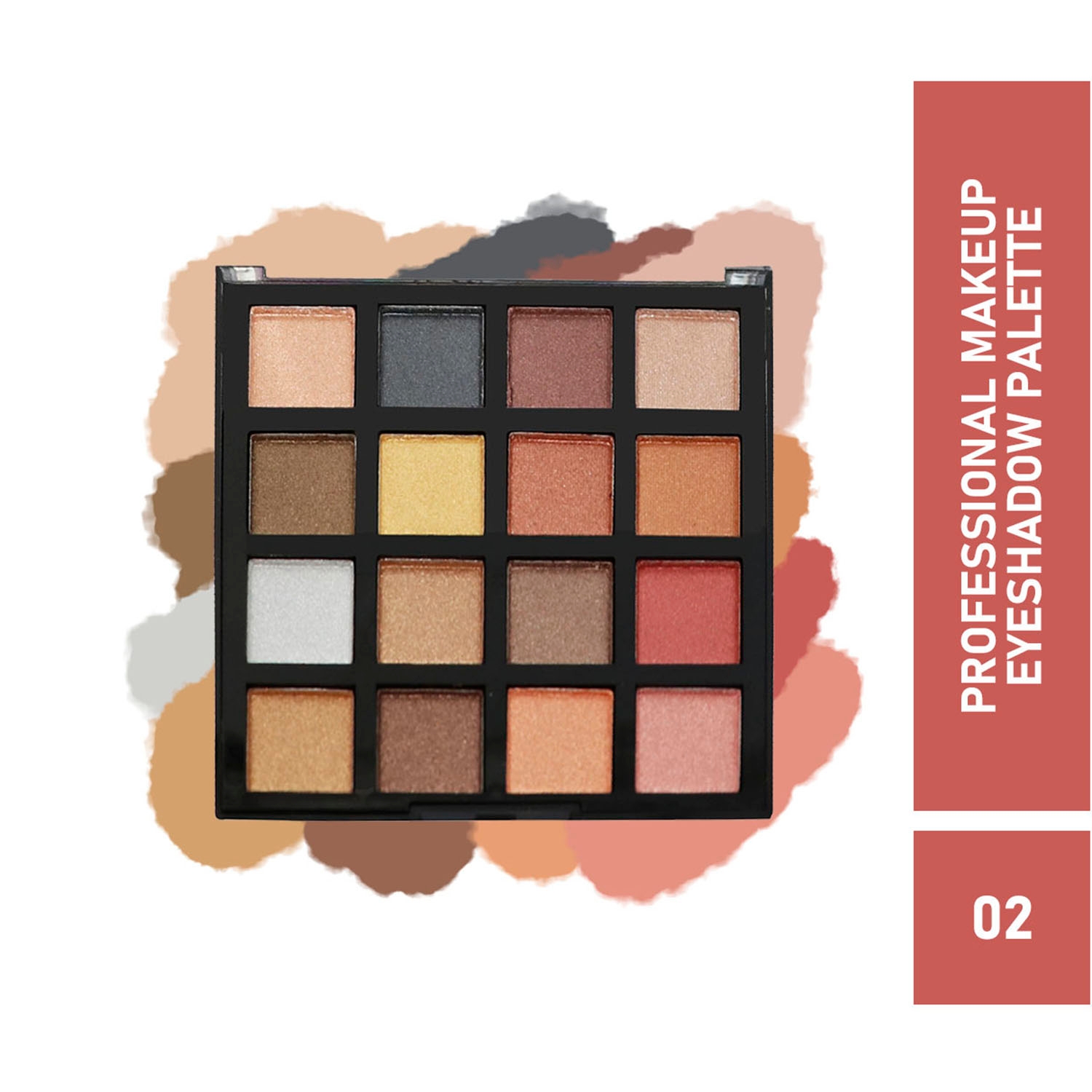 Half N Half | Half N Half Professional Makeup kit, 16 Colours Eyeshadow Palette - 02 Multicolour (18g)
