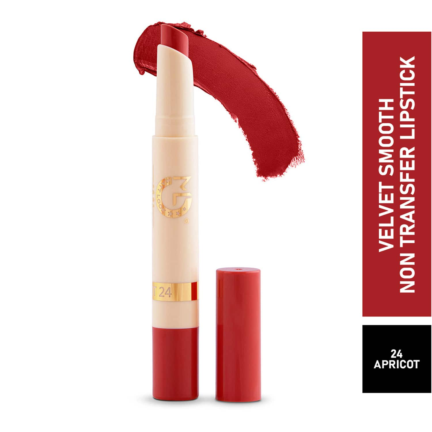 Matt Look | Matt Look Velvet Smooth Non Transfer Lipstick - 24 Apricot (2g)