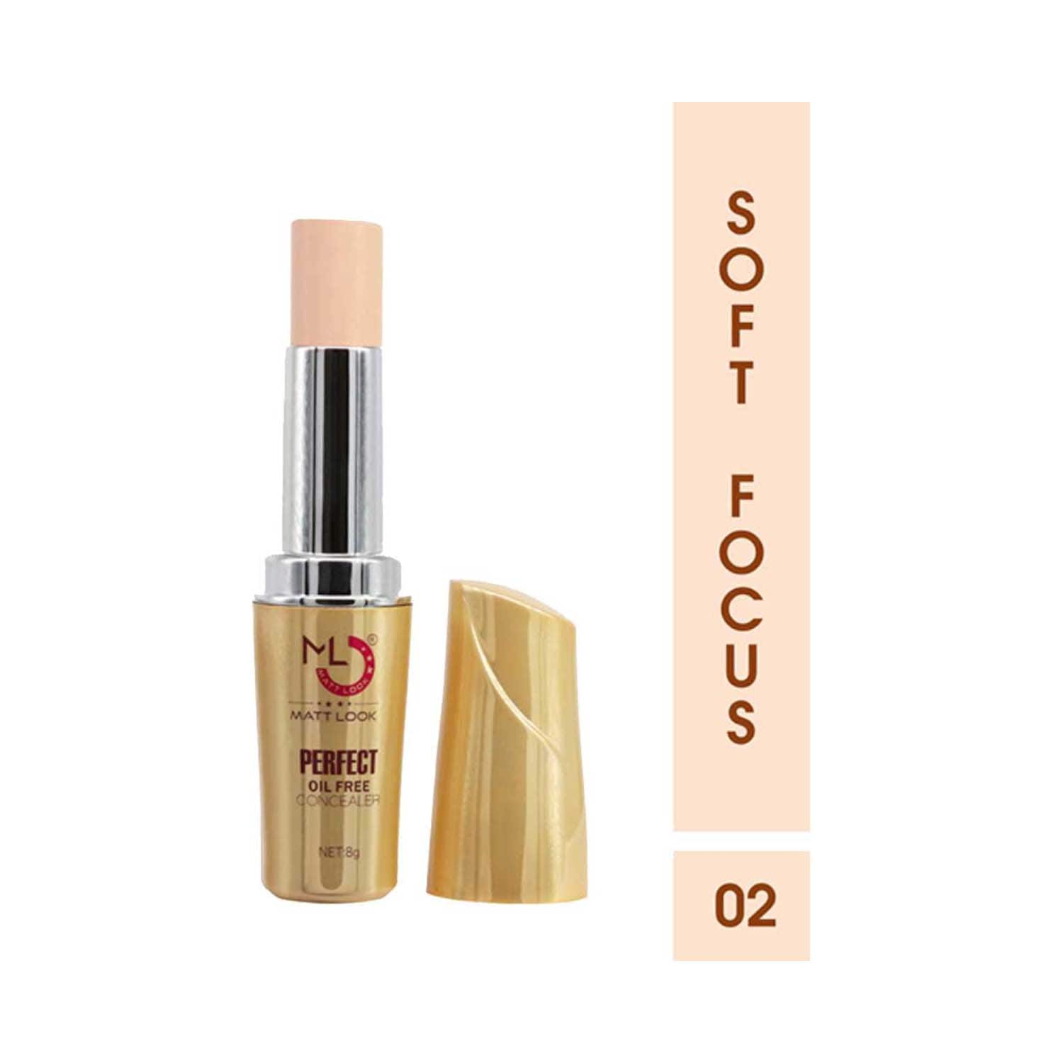 Matt Look | Matt Look Perfect Oil Free Concealer - 02 Soft Focus (8g)