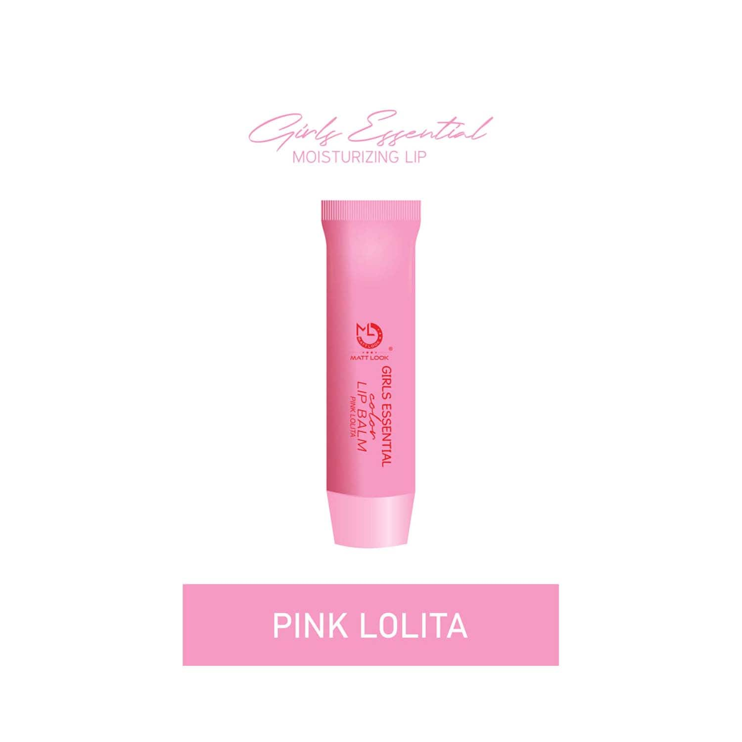 Matt Look | Matt Look Girls Essential Colour Lip Balm - Pink Lolita (3.5g)