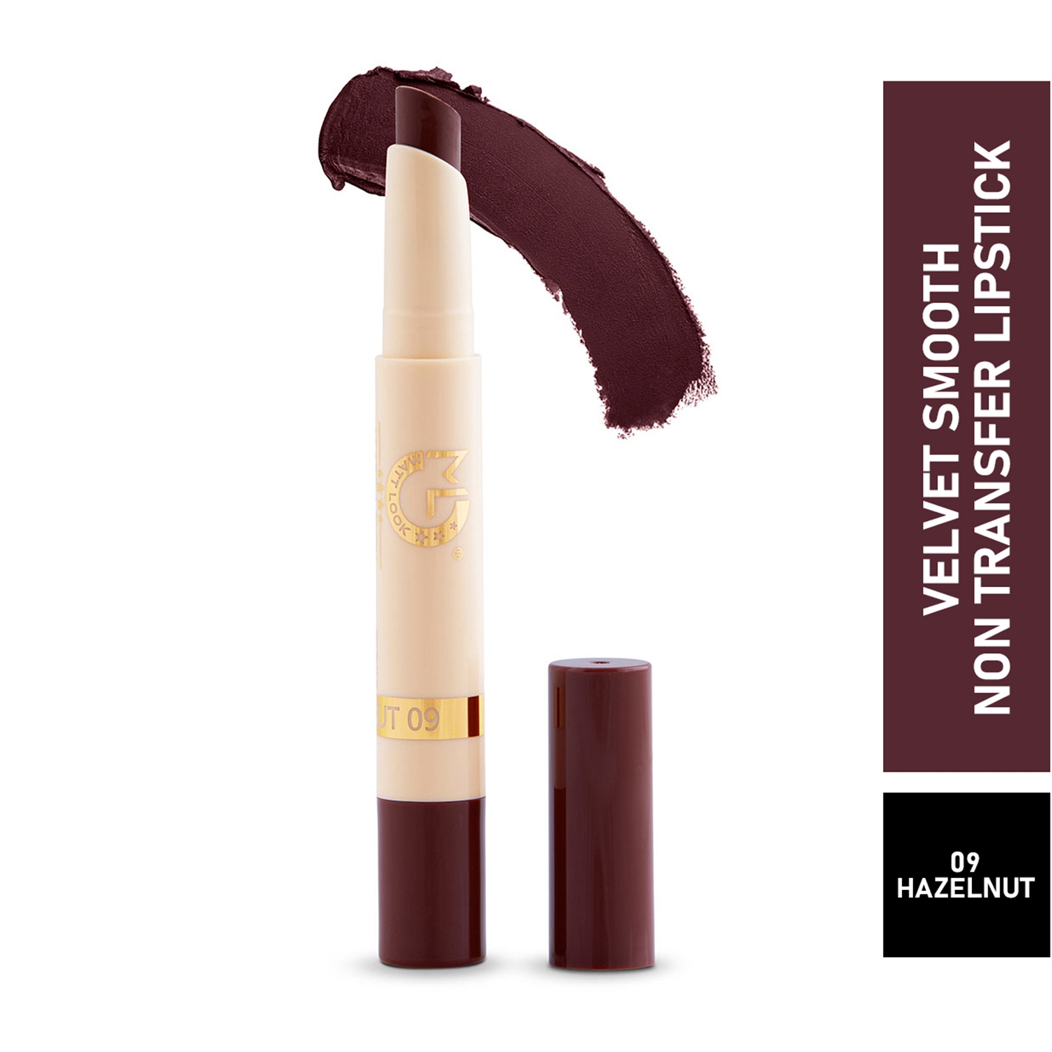 Matt Look | Matt Look Velvet Smooth Non-Transfer Lipstick - 09 Hazelnut (2g)