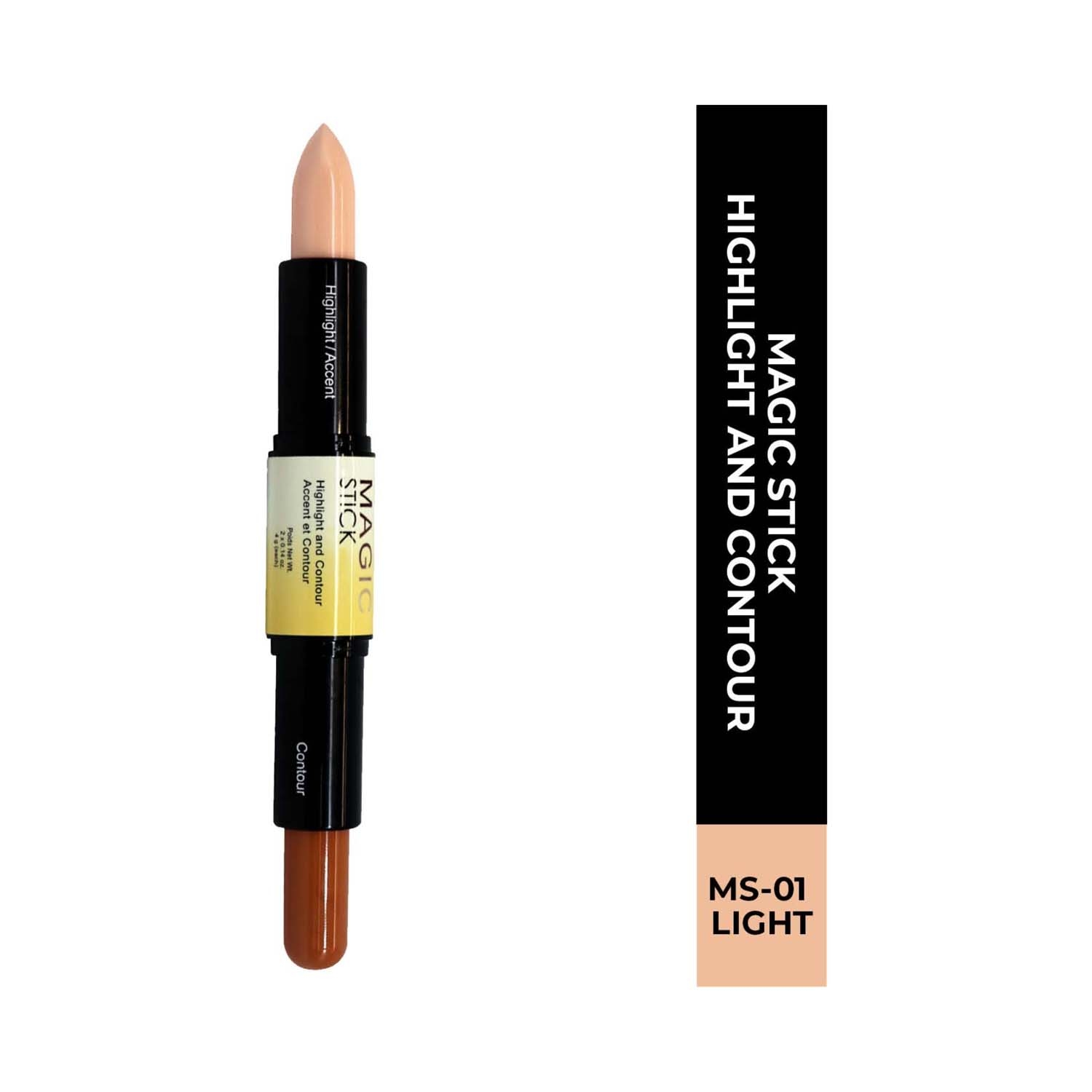 Half N Half | Half N Half 2-In-1 Cover Perfection Highlight And Contour Magic Stick - 01 Light (8g)