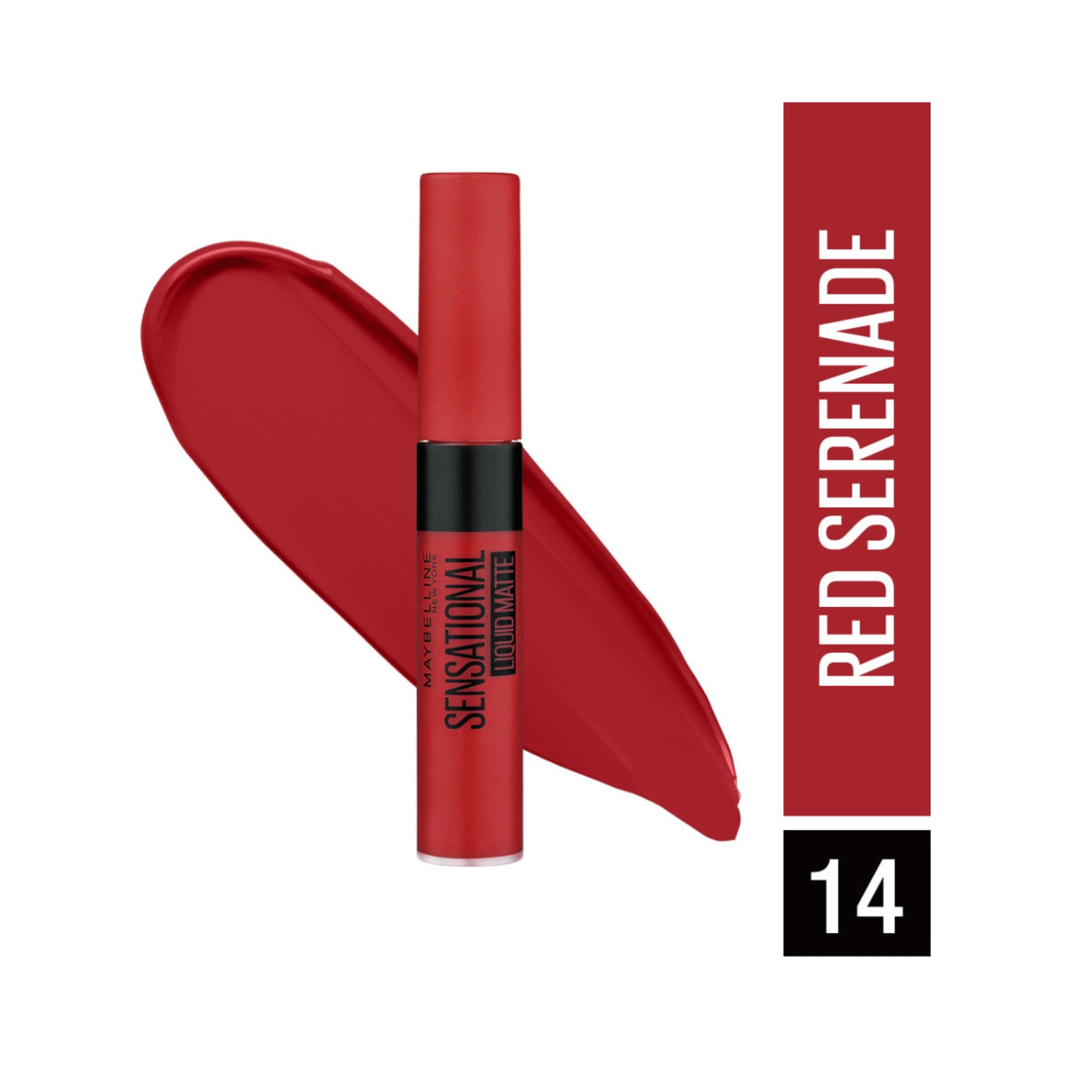 Maybelline New York | Maybelline New York Sensational Liquid Matte Lipstick - 14 Red Serenade (7ml)