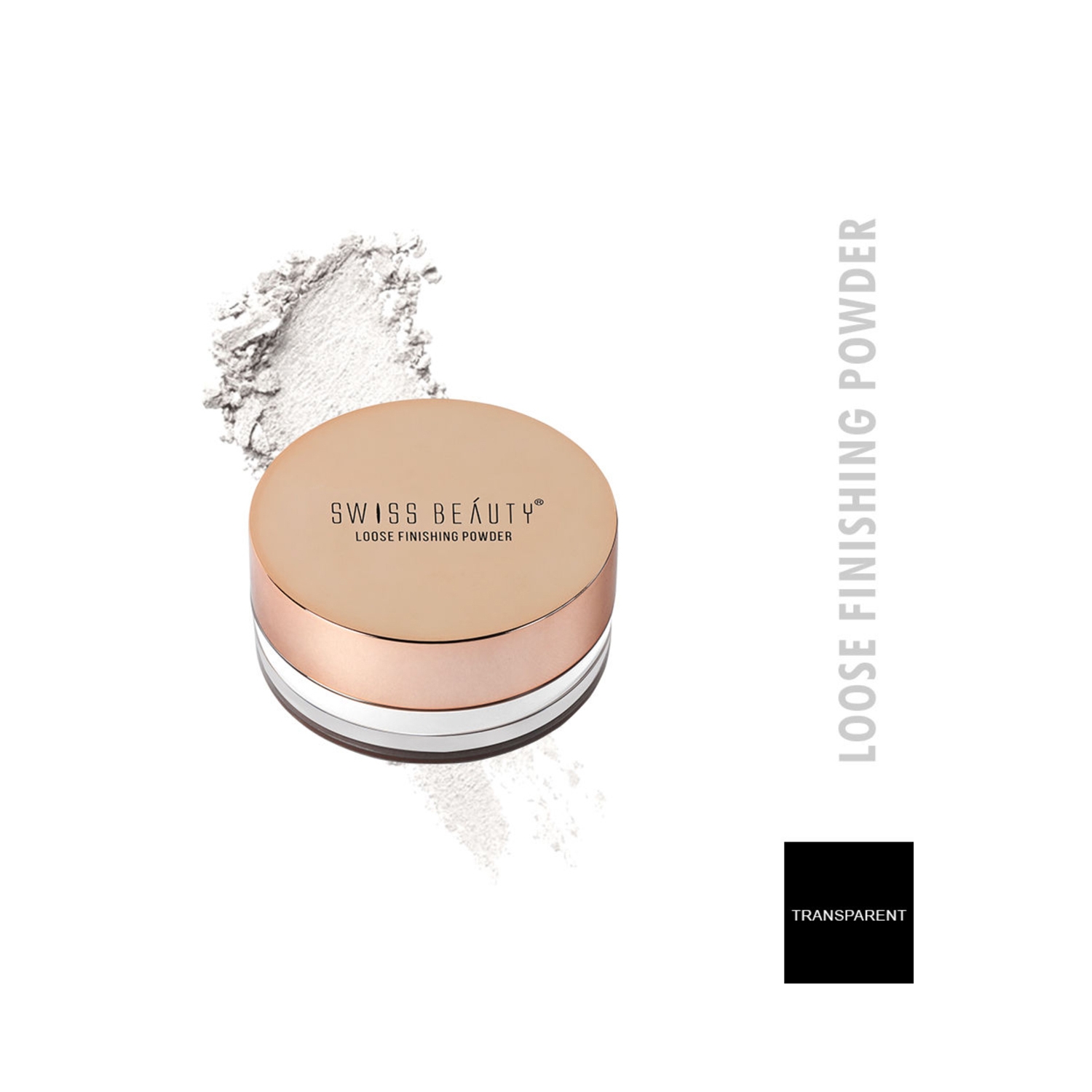 Swiss Beauty | Swiss Beauty Ultra Fine Matte Loose Finish Powder - 06 Transparent (8g)