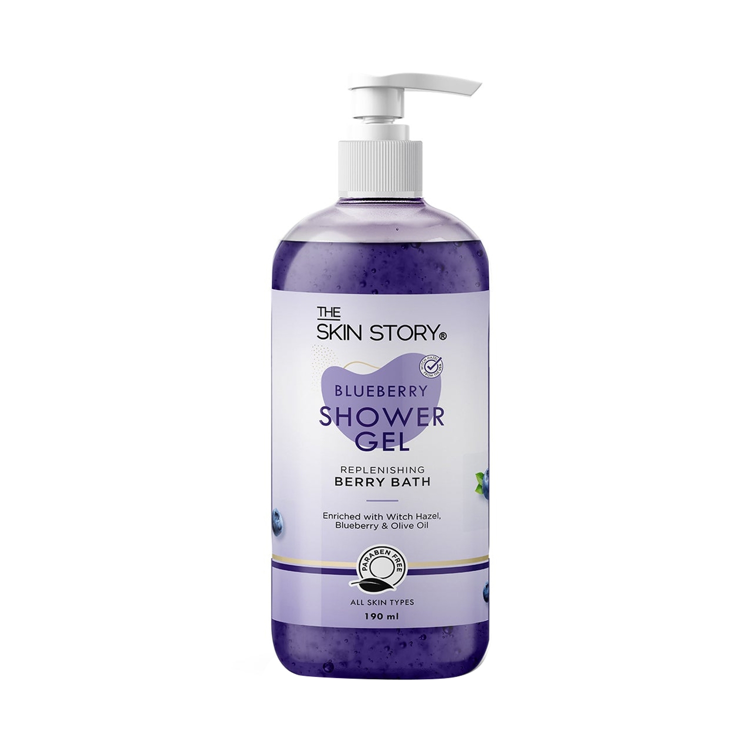 The Skin Story Refreshing Blueberry Shower Gel (190ml)