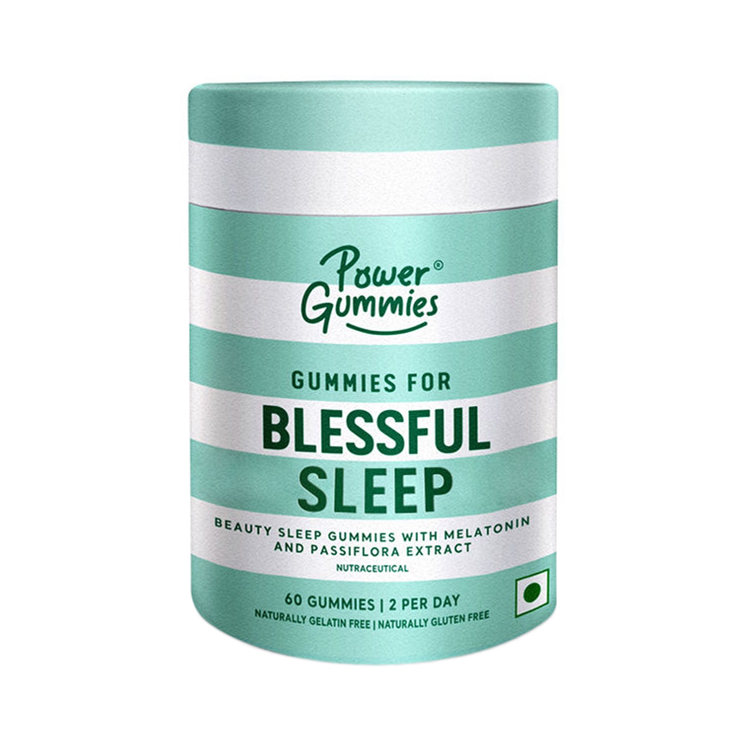 Power Gummies | Power Gummies Blessful Sleep Gummies For Beauty - Reduced Stress & Relaxed Mind - Melatonin - 60 Gummies (150g)