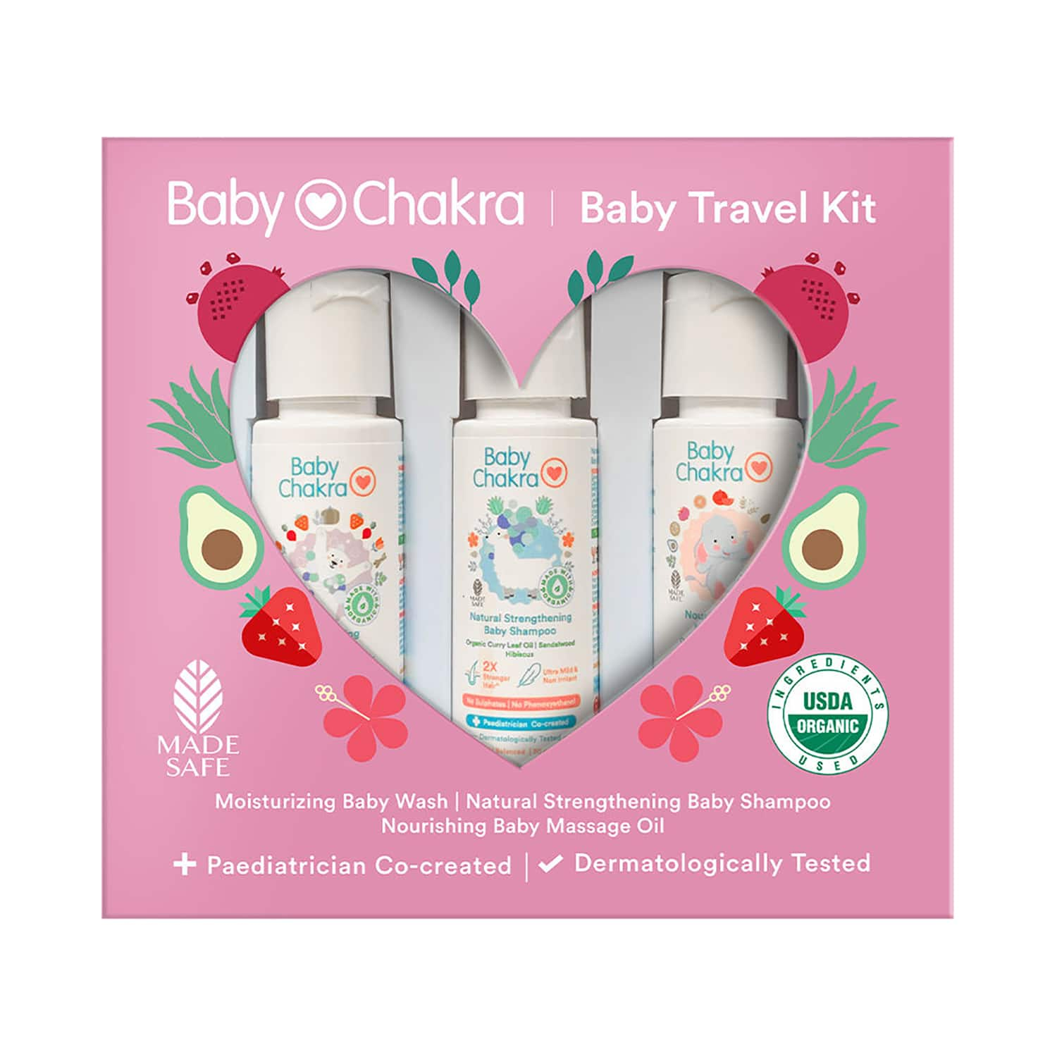 BabyChakra | BabyChakra Baby Travel kit - (3 Pcs)