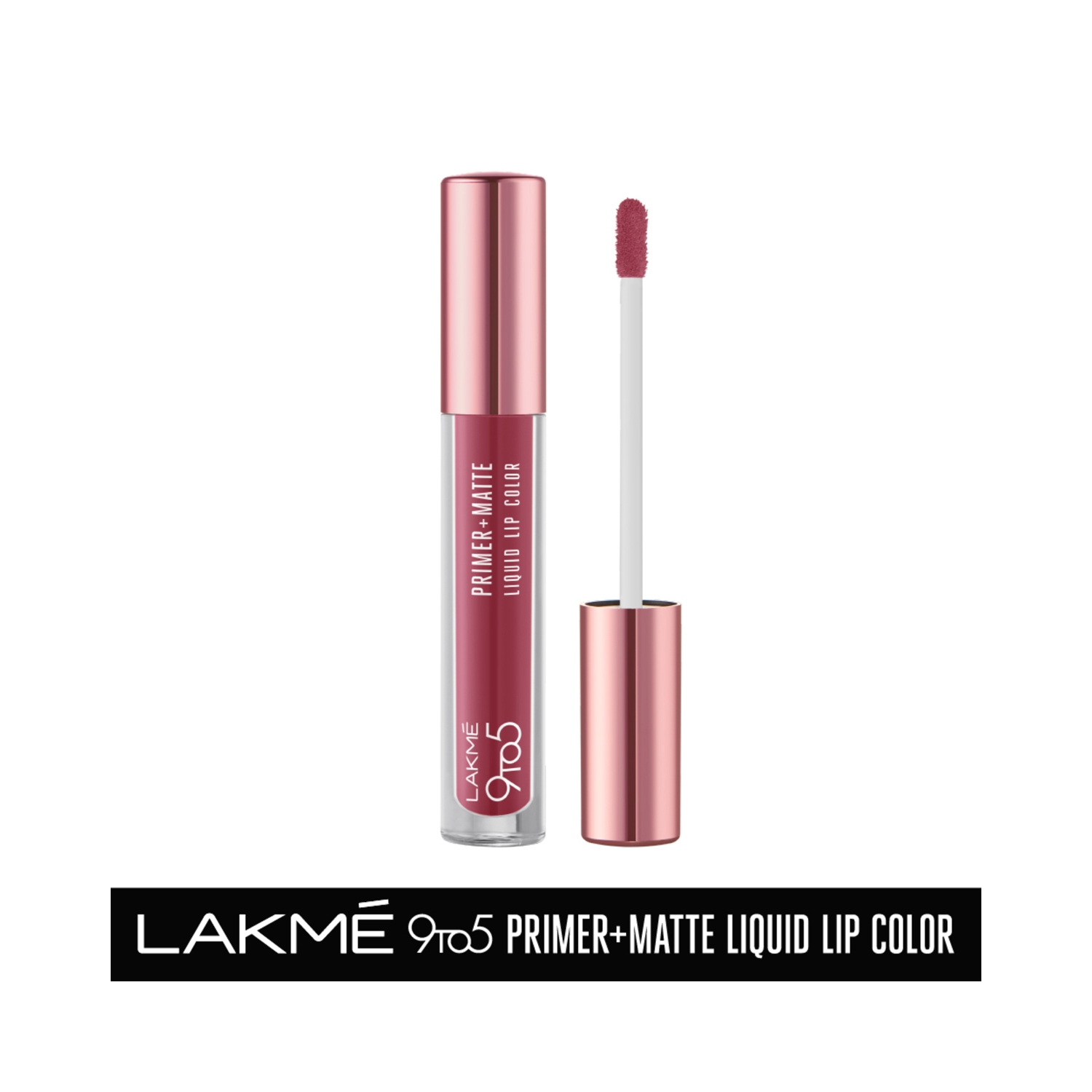 Lakme | Lakme 9To5 Primer + Matte Liquid Lip Color - MP1 Everyday Pink (4.2ml)