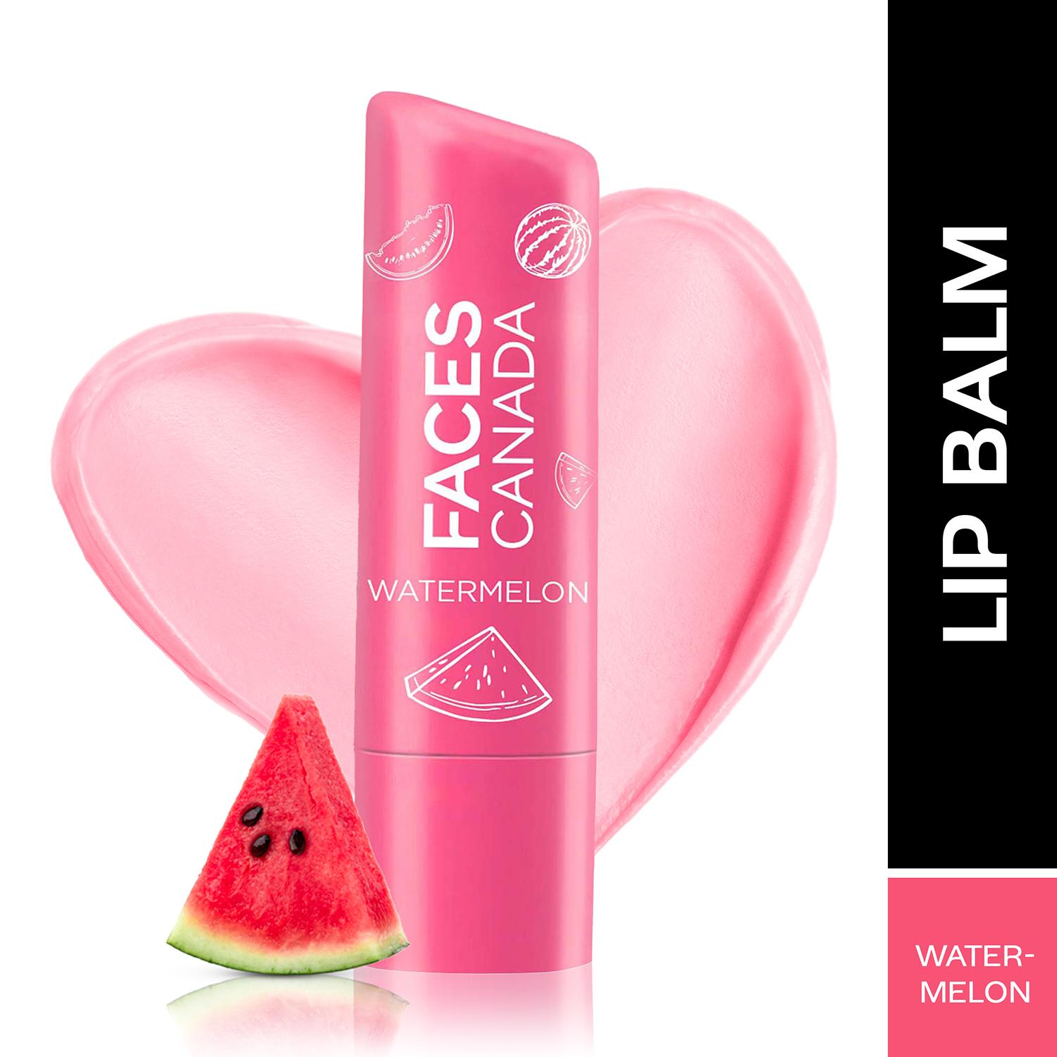 Faces Canada | Faces Canada Color Lip Balm - Watermelon 02, Pink Tint, SPF 15, 12 HR Moisturization (4.5 g)