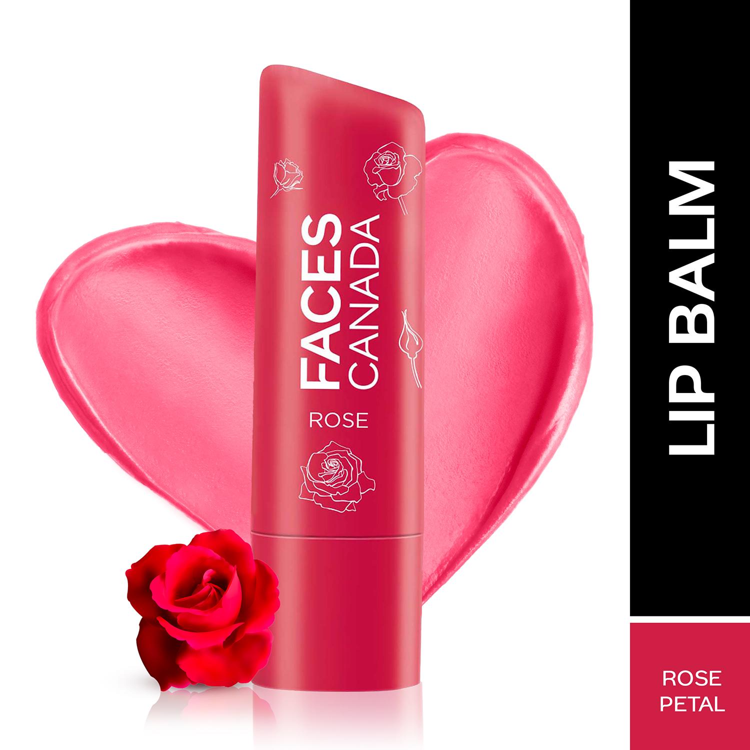 Faces Canada | Faces Canada Color Lip Balm - Rose Petal 03, Red Tint, SPF 15, 12 HR Moisturization (4.5 g)