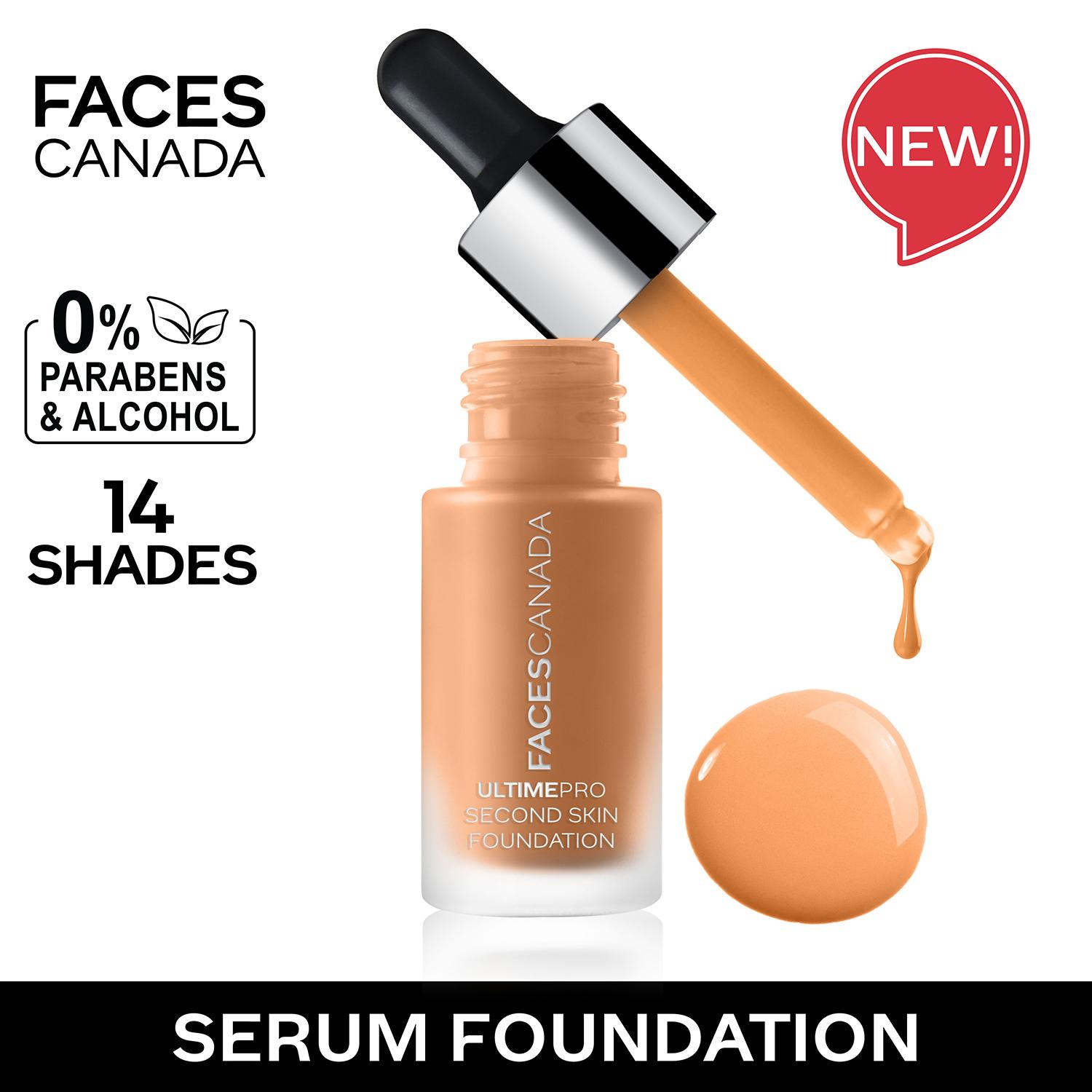Faces Canada | Faces Canada Ultime Pro Second Skin Foundation - Beige 03, Matte Finish, SPF 15 (15 ml)
