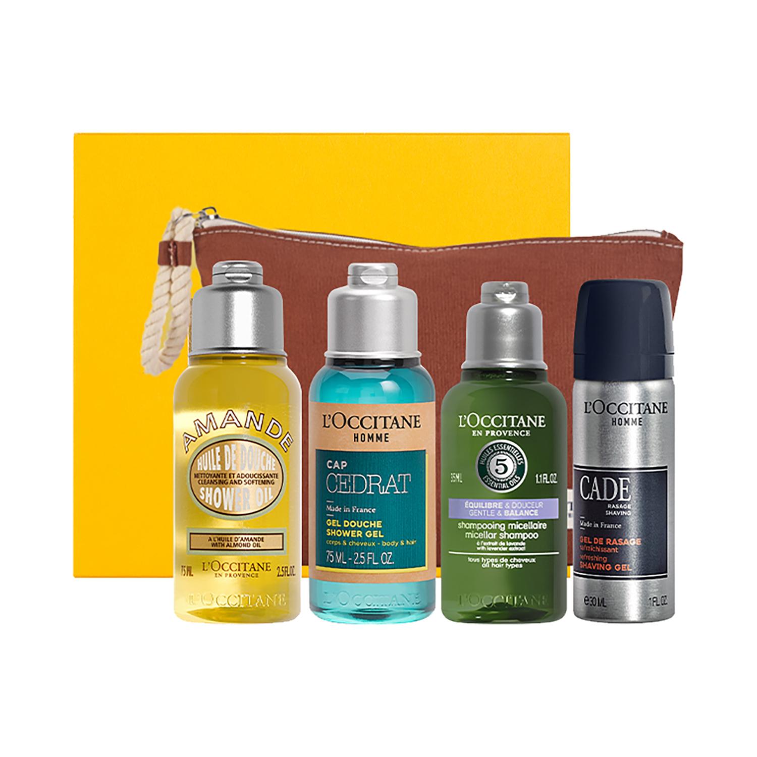 L'occitane | L'occitane On-the-go Men Grooming Box (4 pcs)