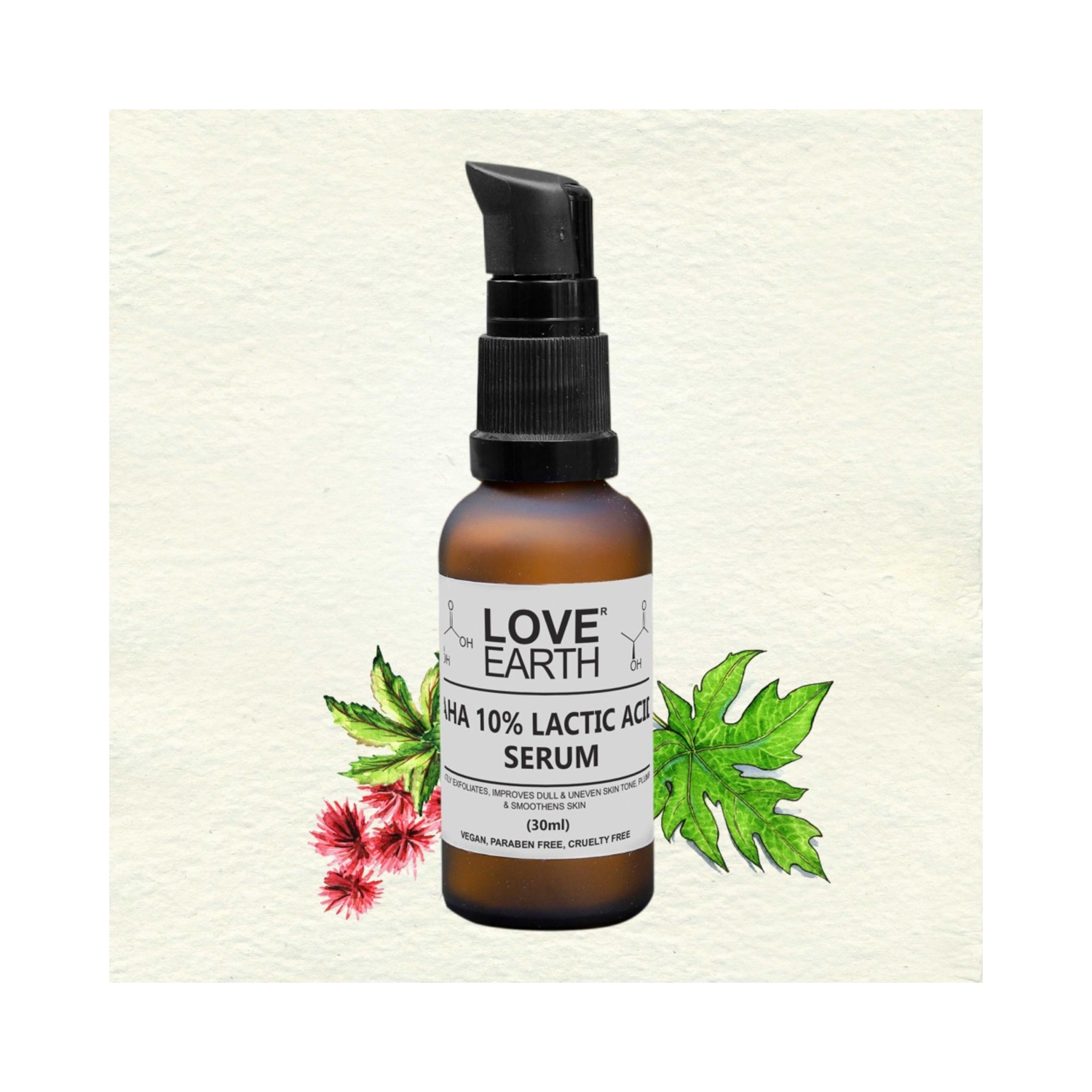 Love Earth | Love Earth Aha 10% Lactic Acid Serum (30ml)