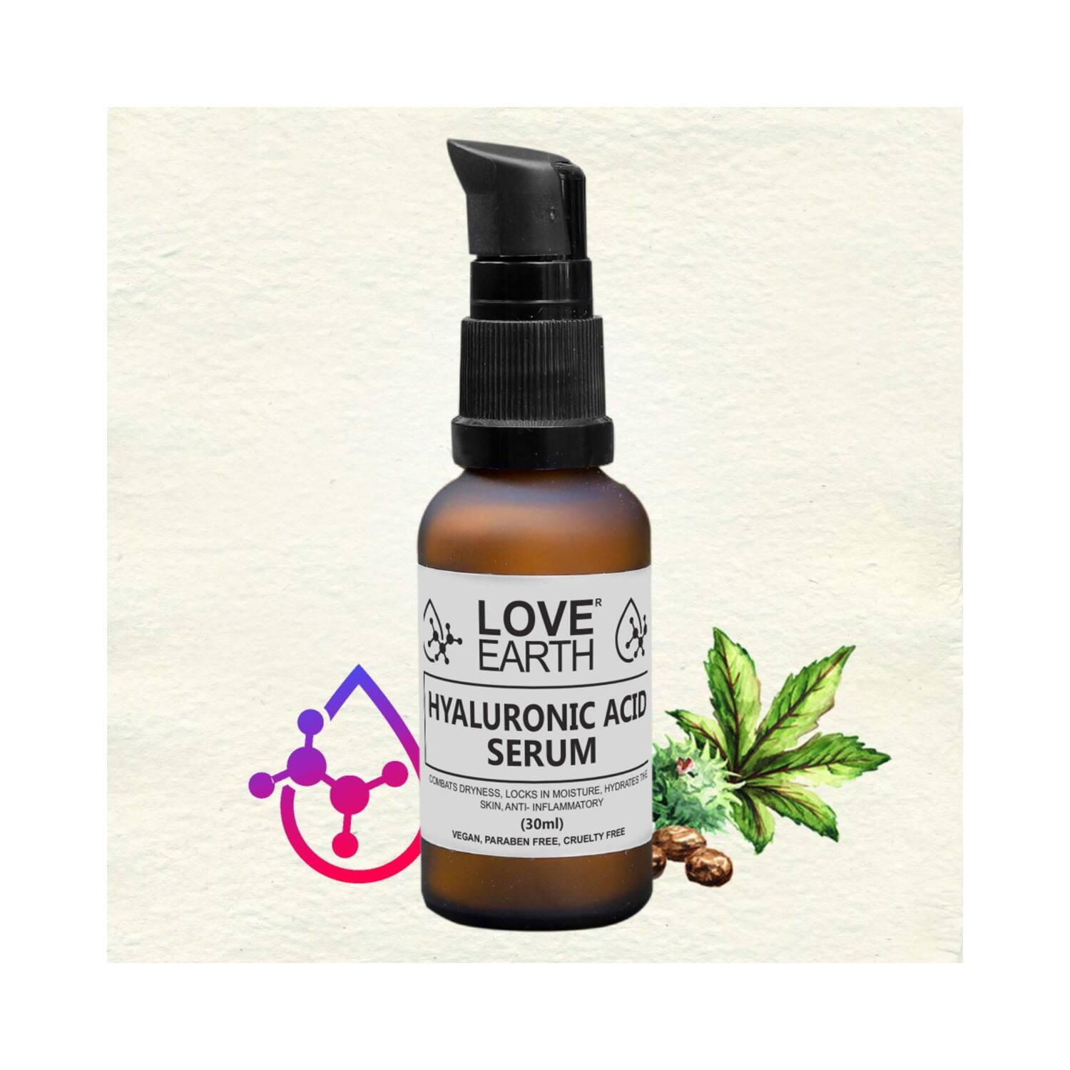 Love Earth | Love Earth Hyaluronic Acid Serum (30ml)