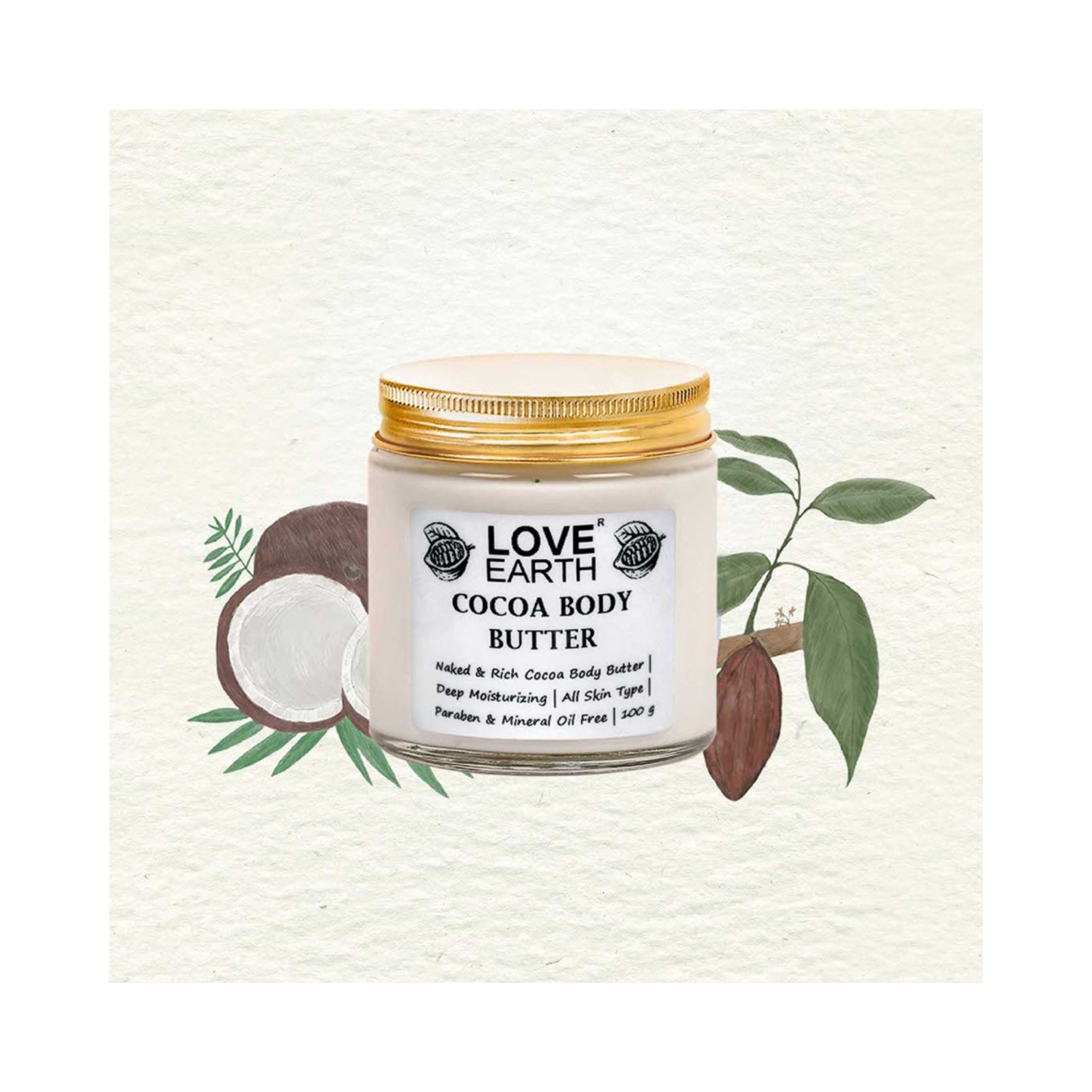 Love Earth Cocoa Body Butter (100g)