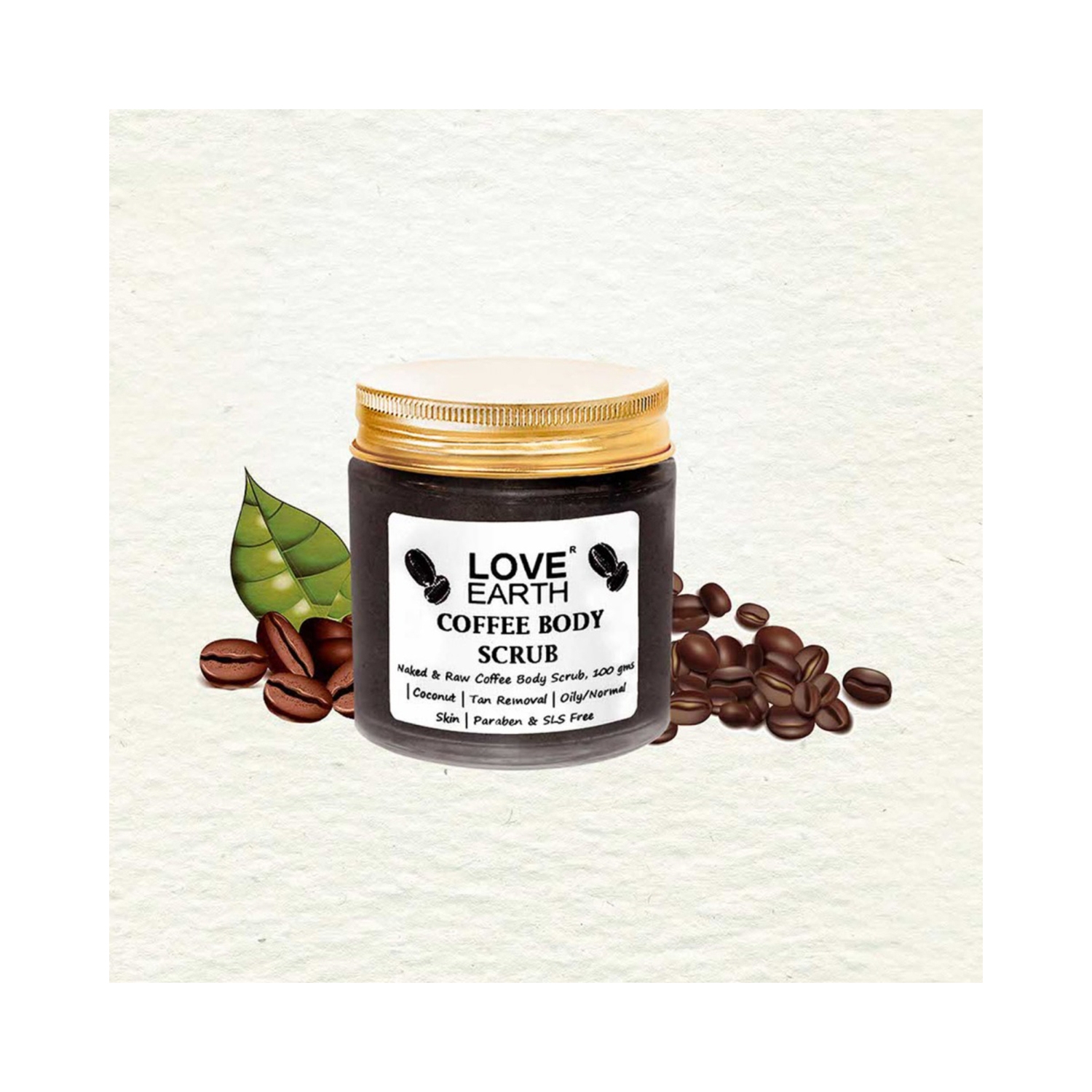 Love Earth Coffee Body Scrub (100g)