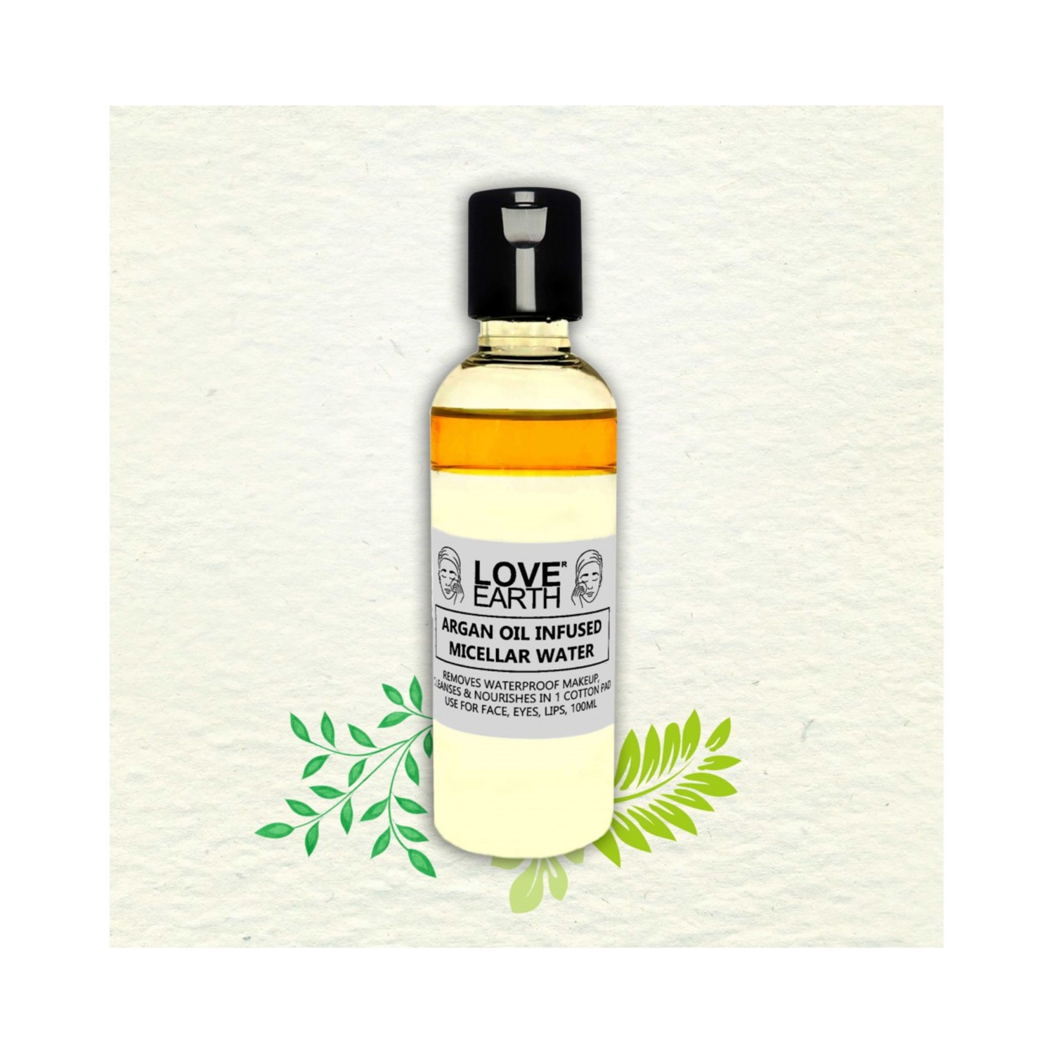 Love Earth | Love Earth Argan Oil-Infused Micellar Water Makeup Remover (100ml)