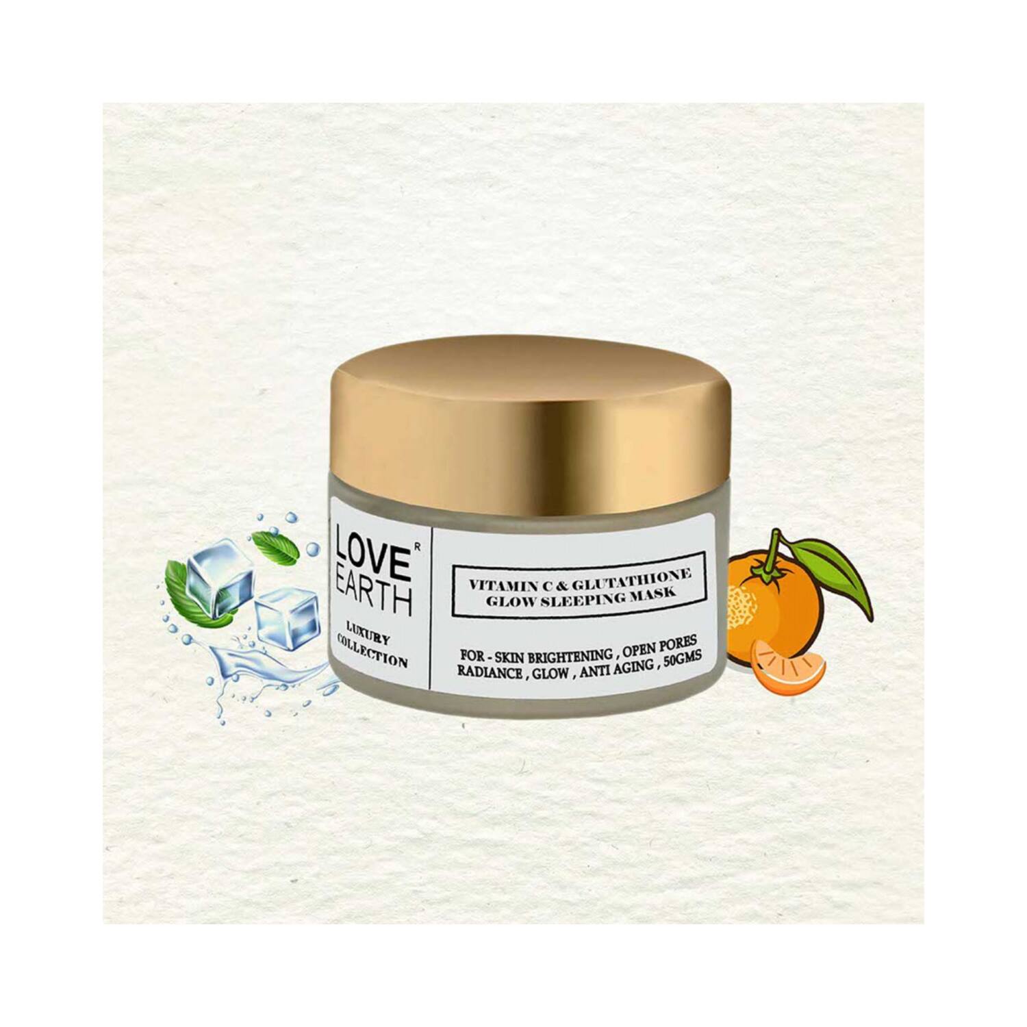 Love Earth | Love Earth Vitamin C And Glutathione Glow Sleeping Mask (50g)