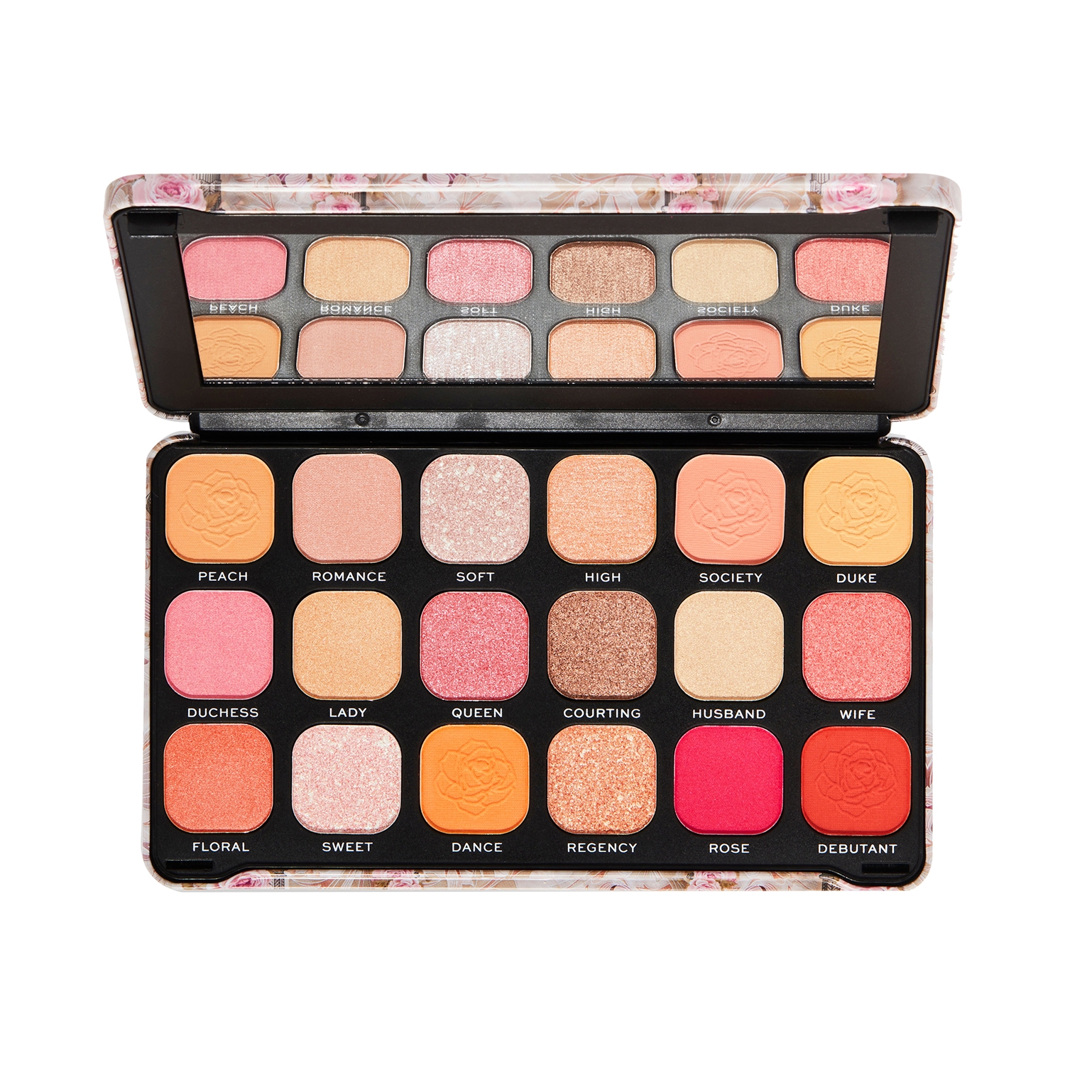 Makeup Revolution Forever Flawless Regal Romance Eyeshadow Palette - Multi-Color (19.8g)