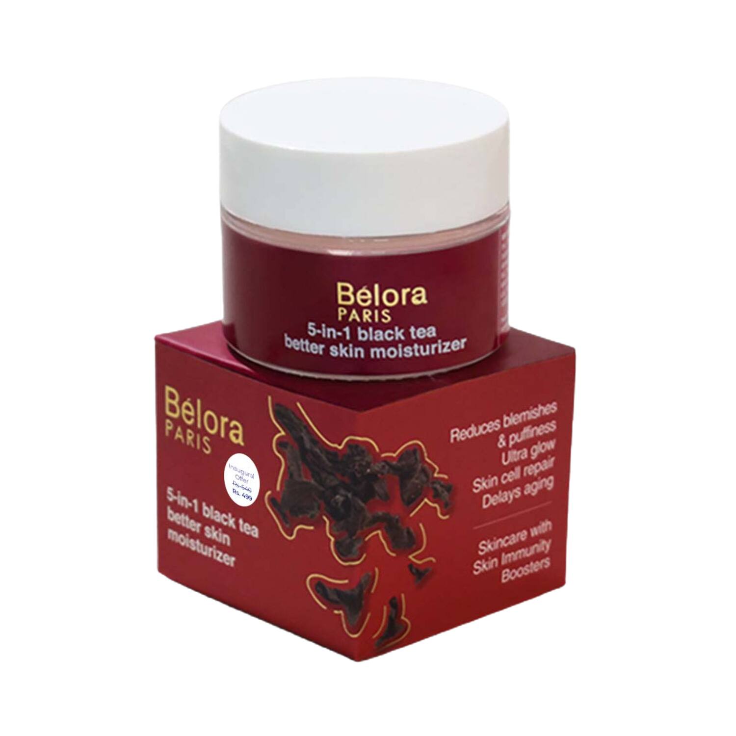 Belora Paris | Belora Paris 5 - In -1 Black Tea Better Skin Moisturizer (50g)