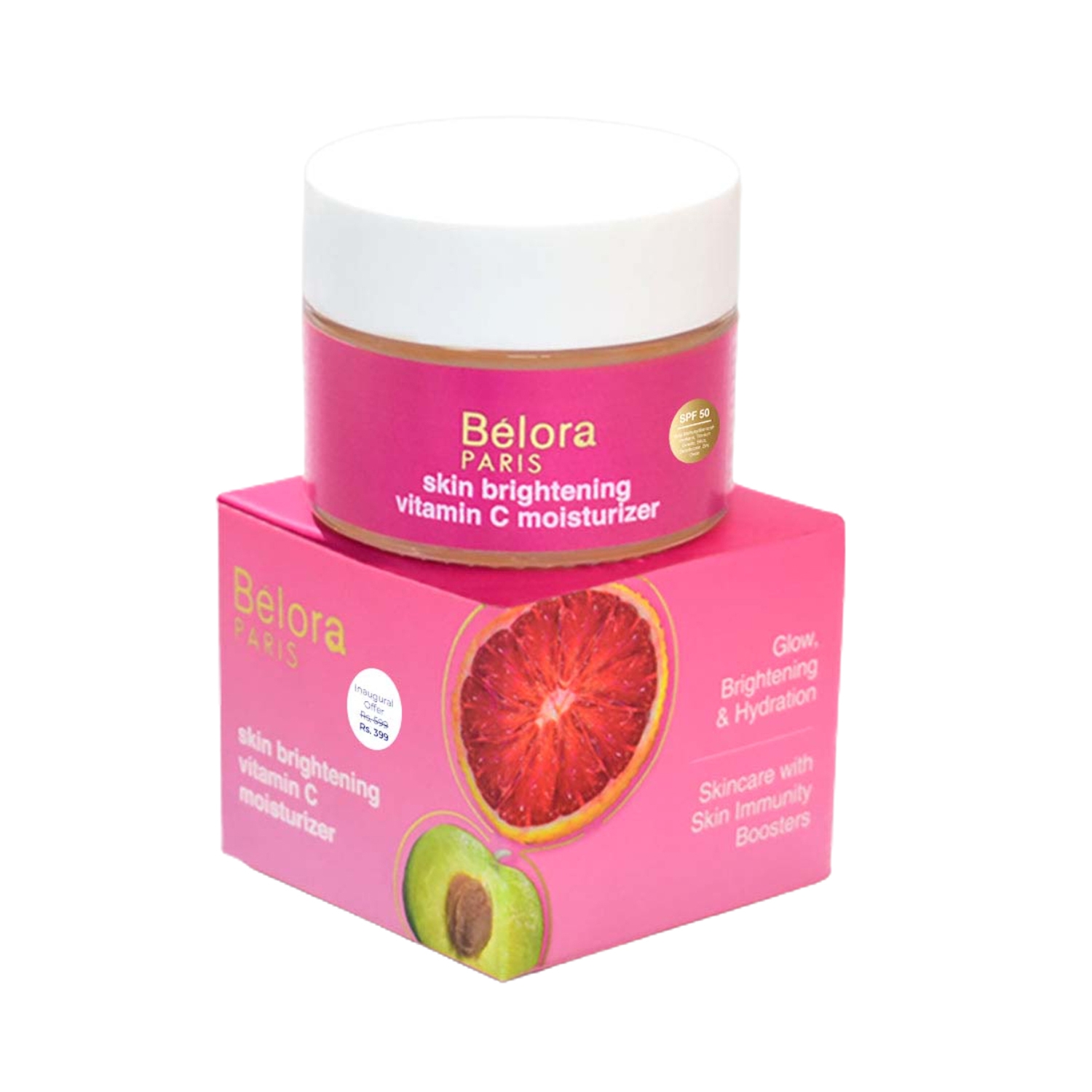 Belora Paris | Belora Paris Skin Brightening Vitamin C Moisturizer Spf 50 (50g)