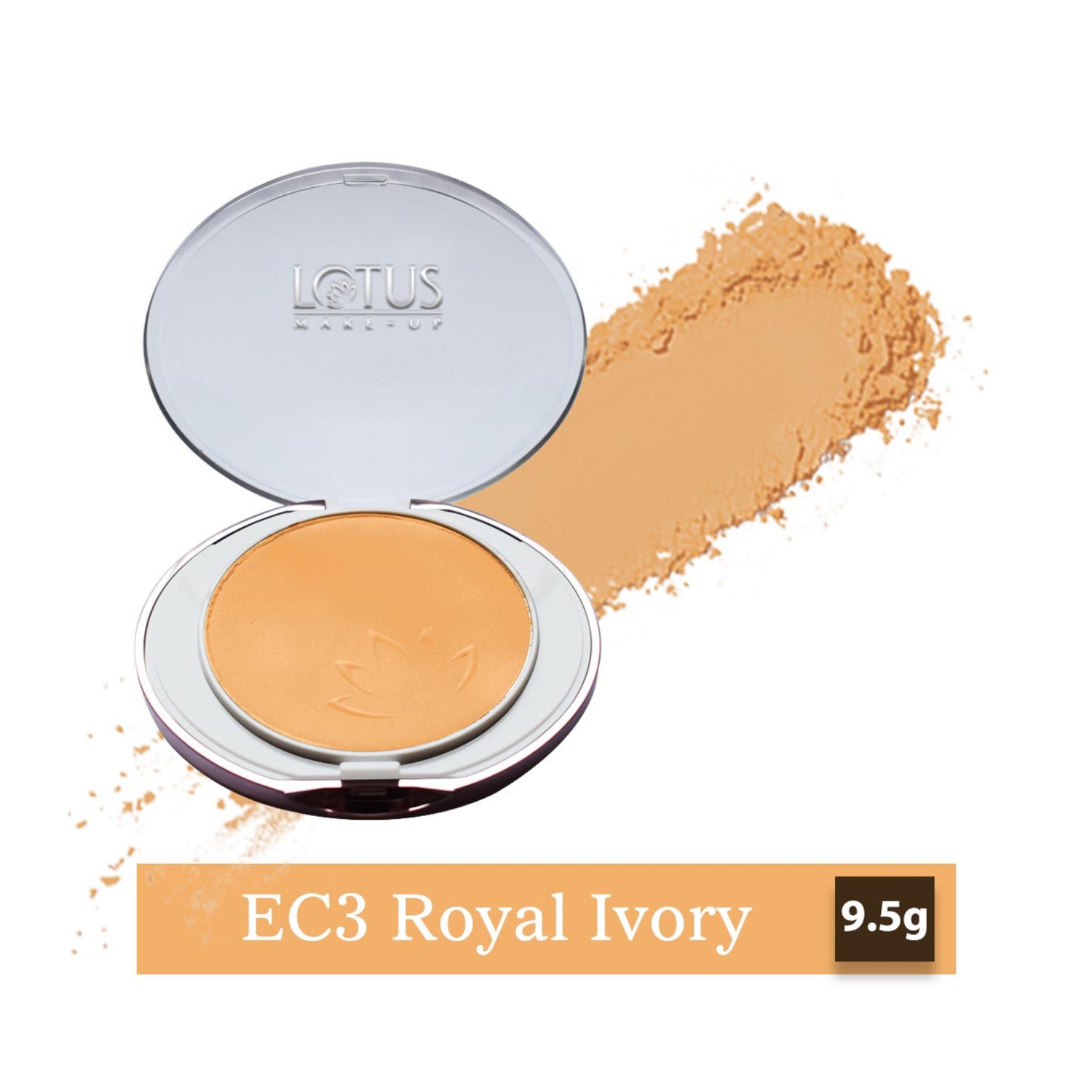 Lotus | Lotus Makeup Ecostay Ideal Finish Pressed Powder SPF 25 - EC3 Royal Ivory (9.5g)