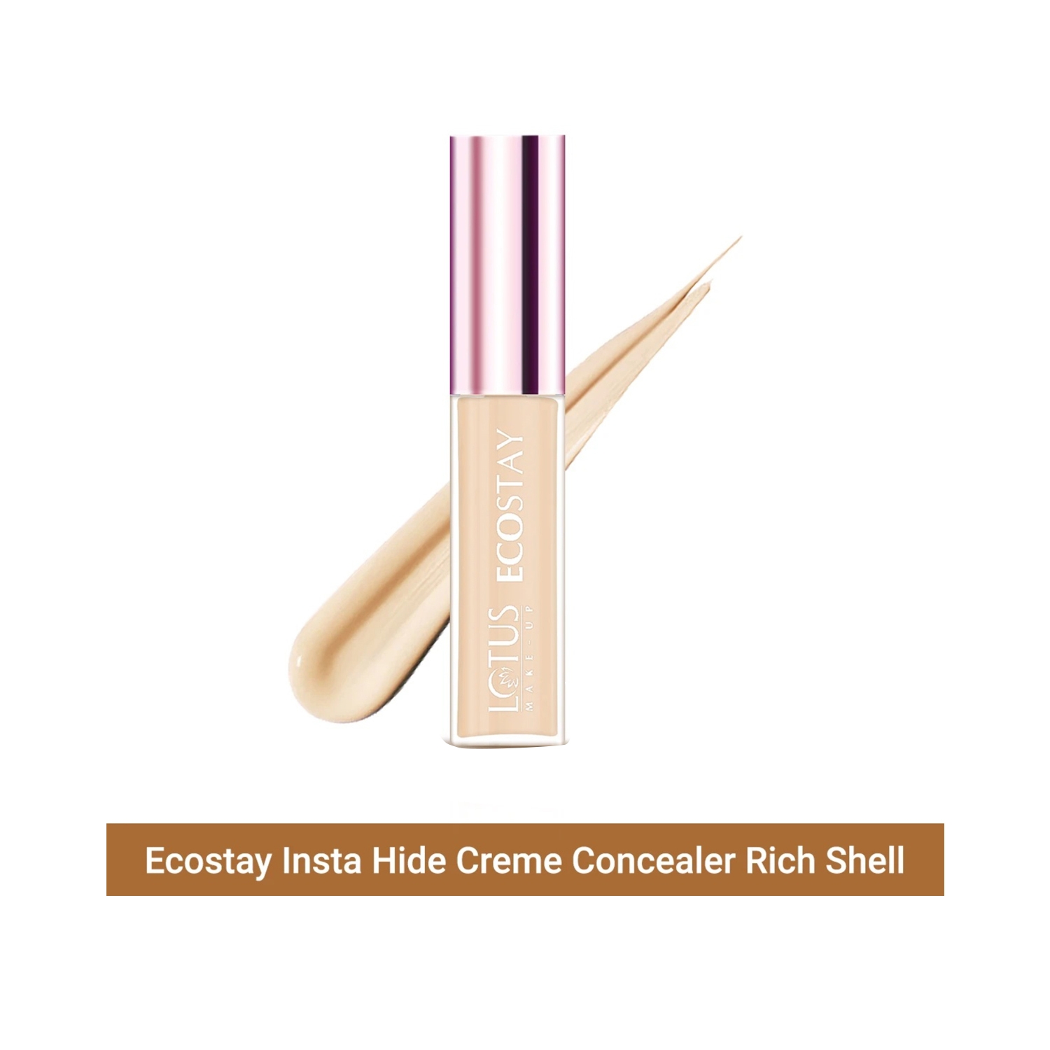 Lotus Makeup Ecostay Insta-Hide Creme Concealer - EC01 Rich Shell (7g)