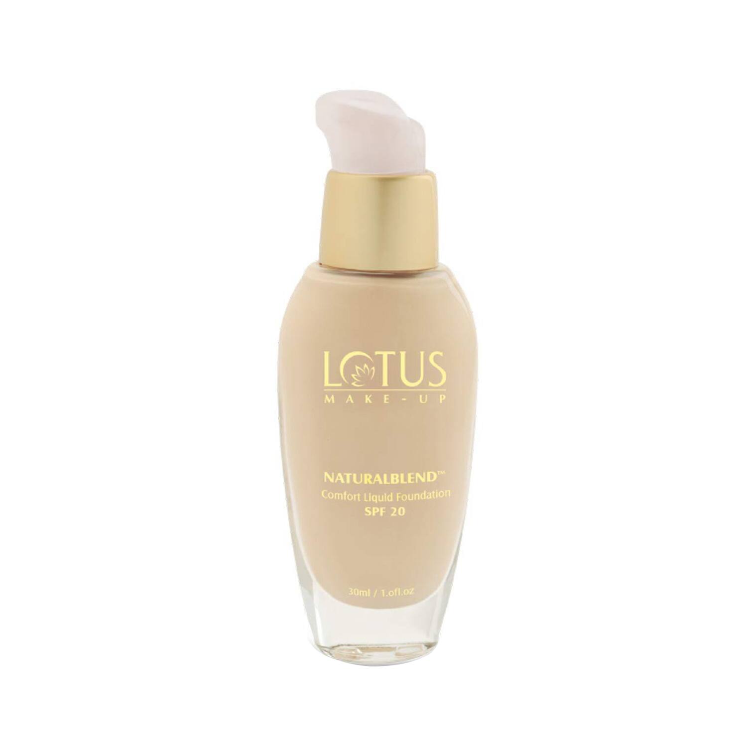 Lotus | Lotus Makeup Natural Blend Comfort Liquid Foundation SPF 20 For Dry Skin - 320 Buff (30ml)