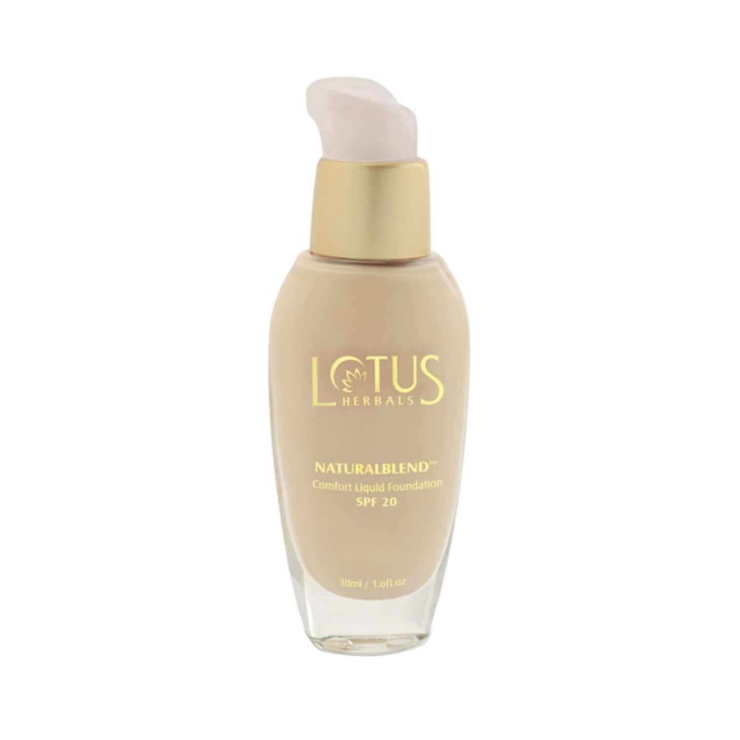 Lotus | Lotus Makeup Natural Blend Comfort Liquid Foundation SPF 20 For Oil Skin - 320 Buff (30ml)