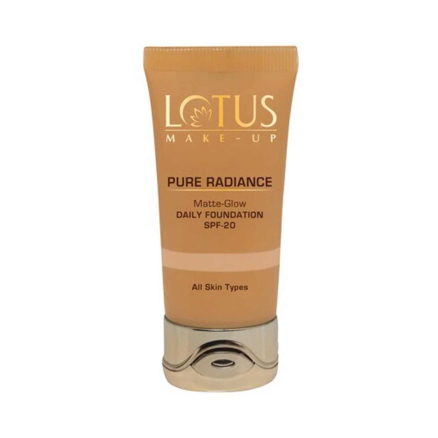 Lotus | Lotus Makeup Pure Radiance Matte-Glow Daily Foundation SPF 20 - 370 Caramel (30ml)