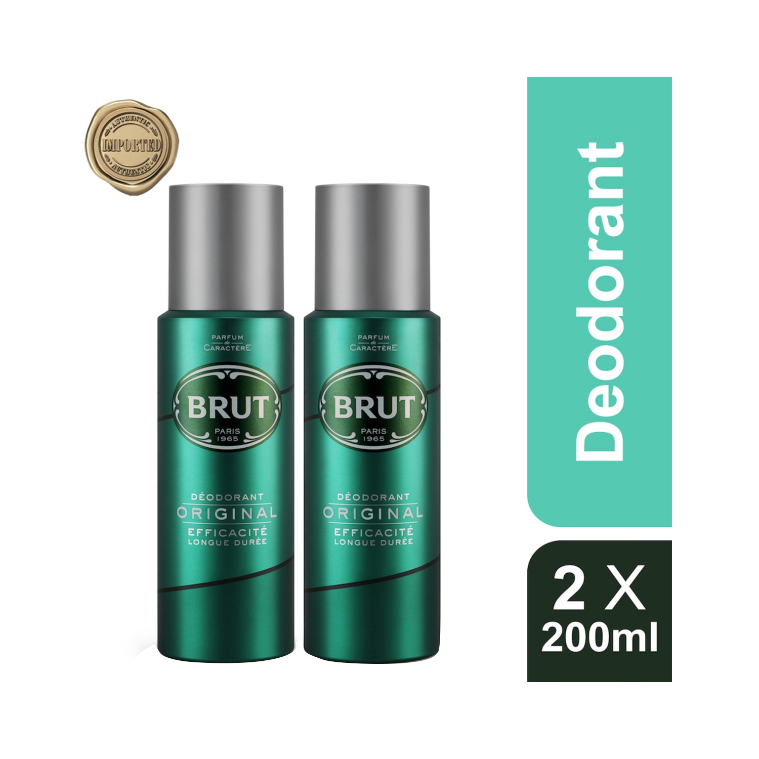 Brut | Brut Original Deodorant Spray (2Pcs)