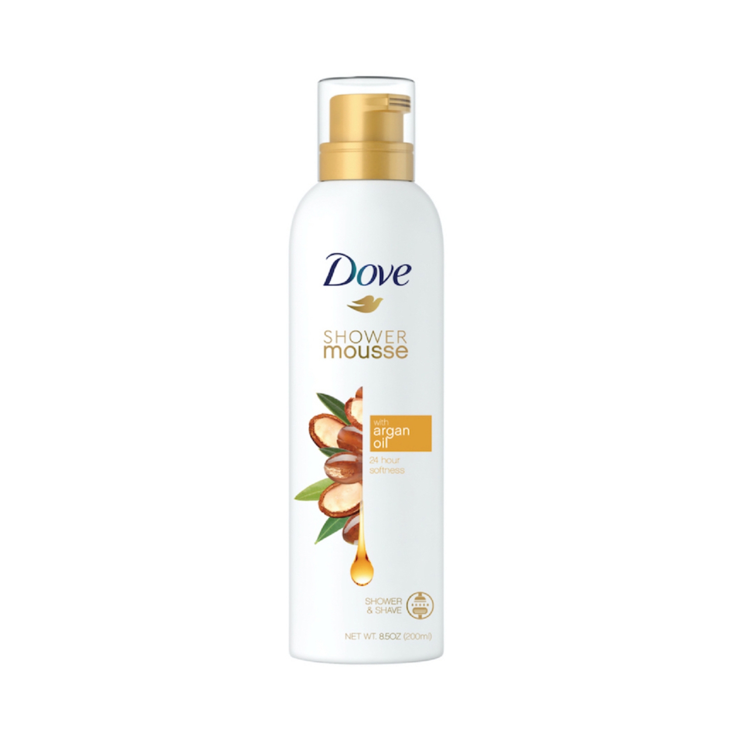 Dove | Dove Creamy Shower & Shaving Mousse With Argan Oil (200ml)