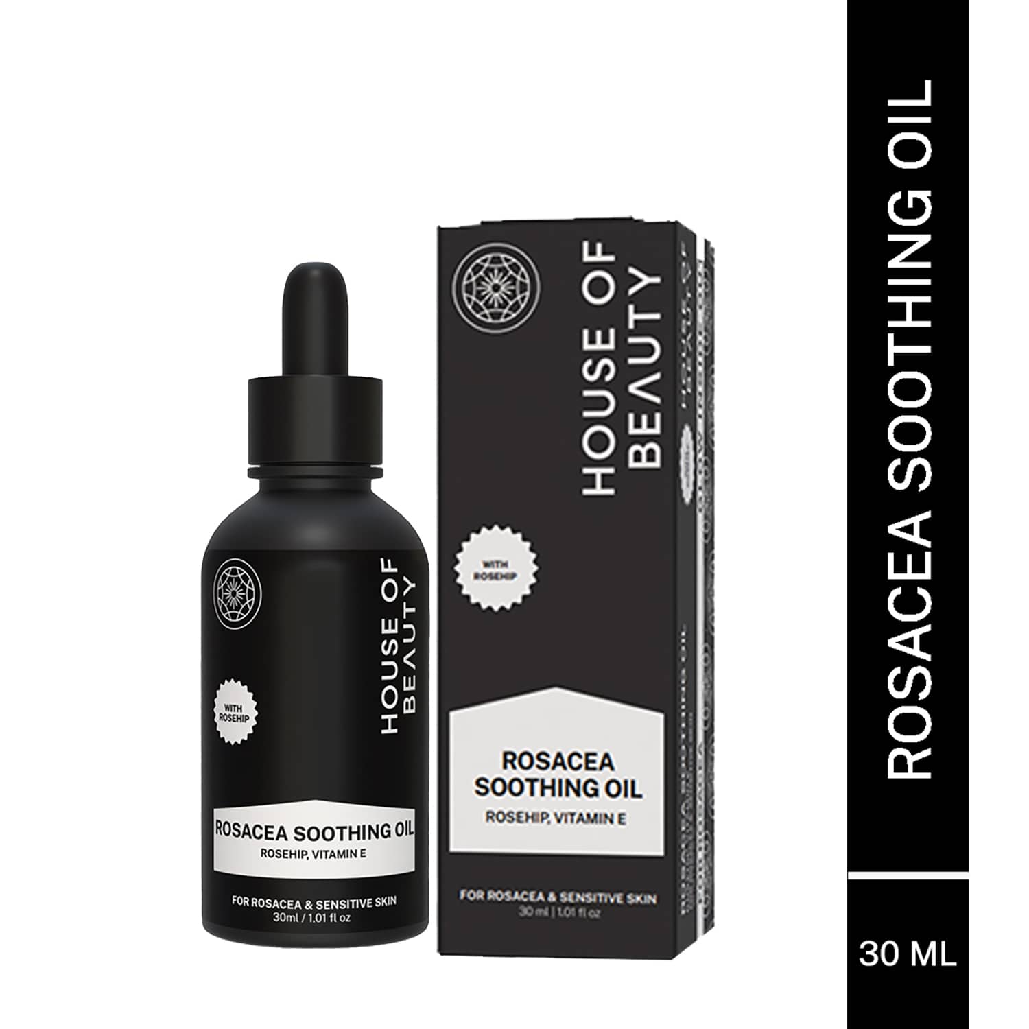 House of Beauty | House of Beauty Rosacea Oil-Itchy Inflamed Skin Gives Deep Soothing W/T Rosehip & Vit-E (30 ml)