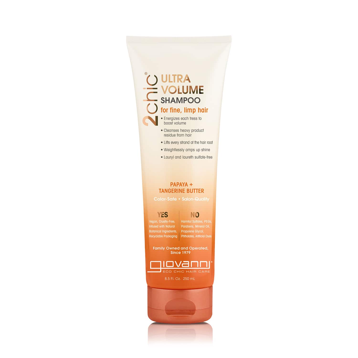 Giovanni | Giovanni Organic 2Chic Tangerine & Papaya Butter Ultra - Volume Shampoo (250ml)