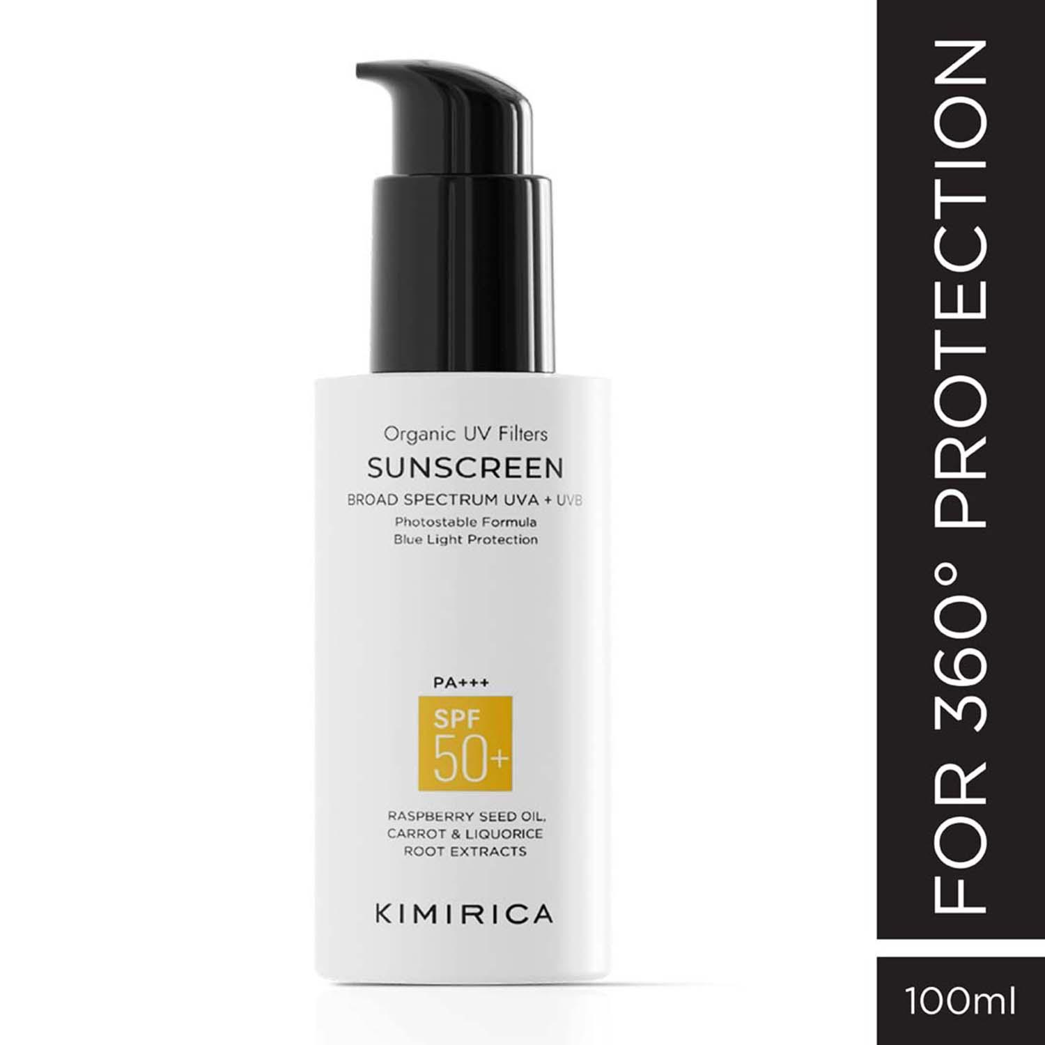 Kimirica Multi Protection Sunscreen SPF 50 PA+++ for UVA/B Protection with Liquorice Extract (100 g)