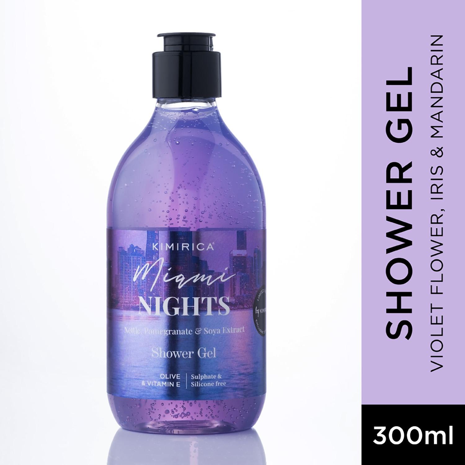 Kimirica Miami Nights Hydrating Sulphate Free Shower Gel with Vitamin E All Skin Type (300 ml)