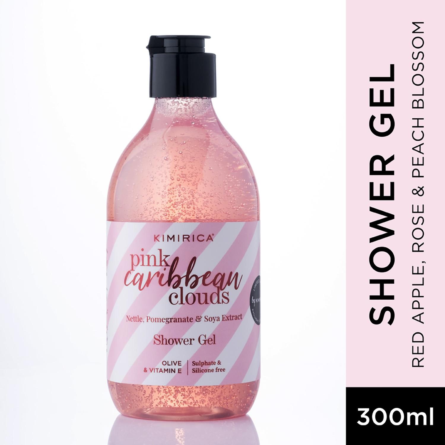 Kimirica Pink Caribbean Refreshing Shower Gel with Nourishing Olive Oil All Skin Type (300 ml)