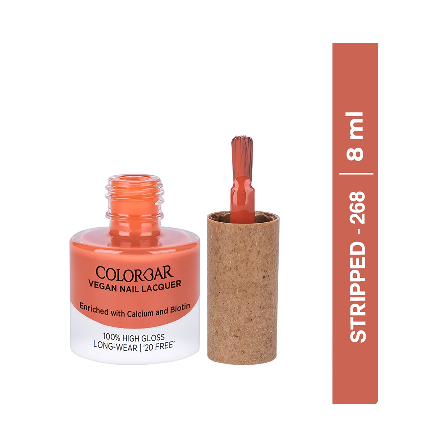 Colorbar | Colorbar Vegan Nail Lacquer - 268 Stripped (8ml)