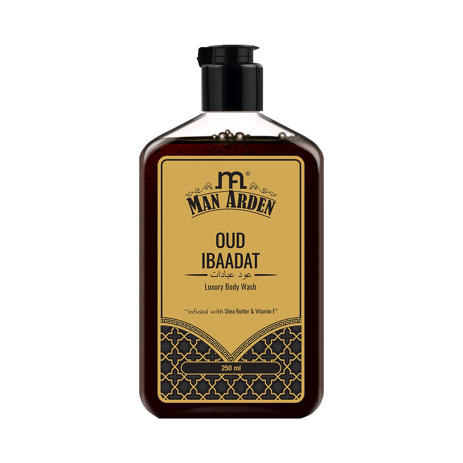 Man Arden | Man Arden Oud Ibaadat Luxury Body Wash Infused With Shea Butter & Vitamin E (250ml)