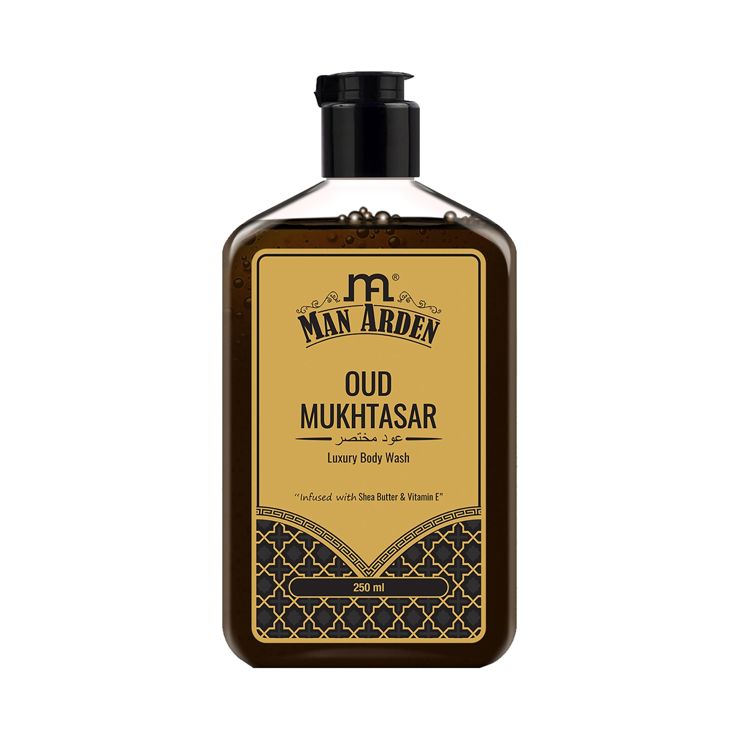 Man Arden | Man Arden Oud Mukhtasar Luxury Body Wash Infused With Shea Butter & Vitamin E (250ml)