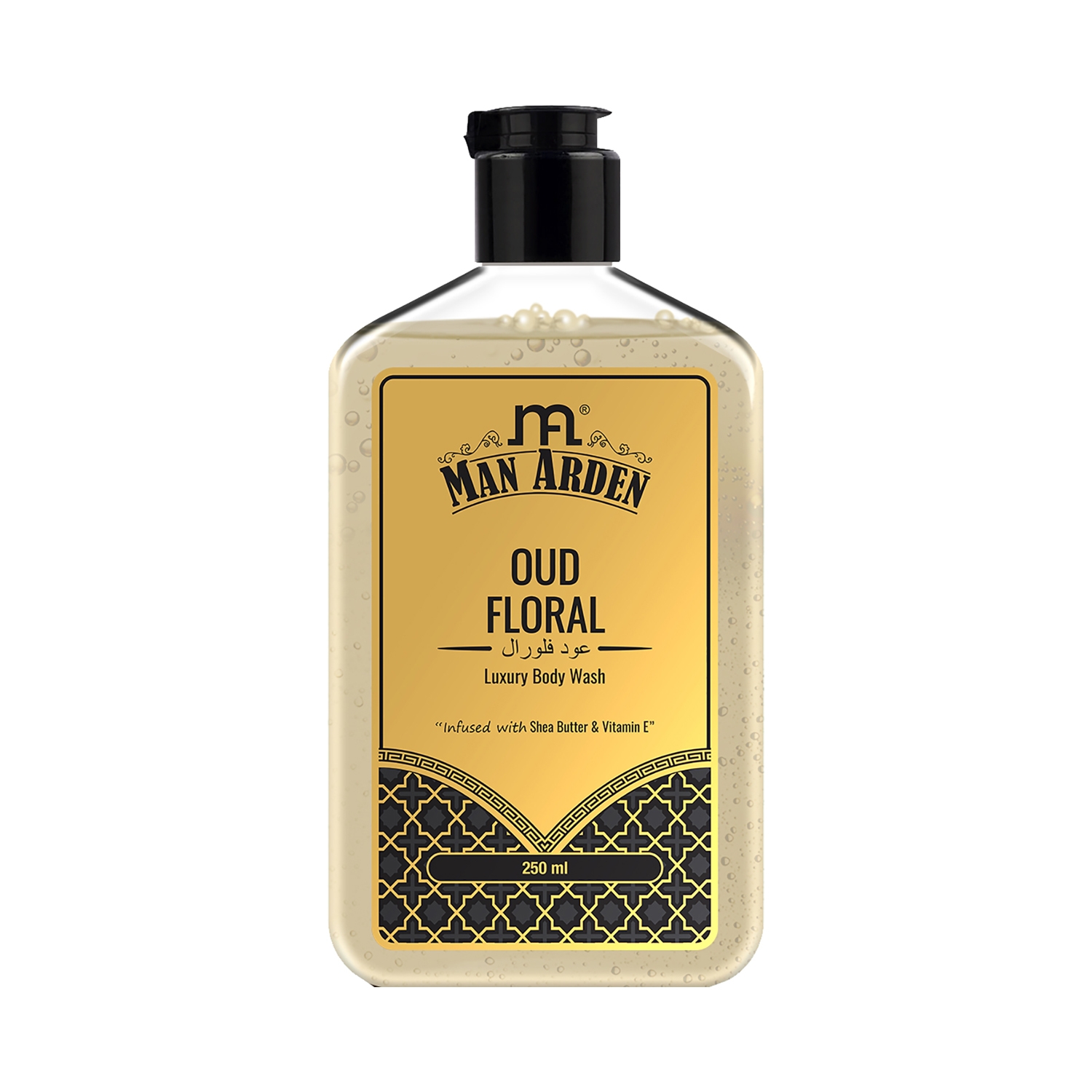 Man Arden | Man Arden Oud Floral Luxury Body Wash Infused With Shea Butter & Vitamin E (250ml)