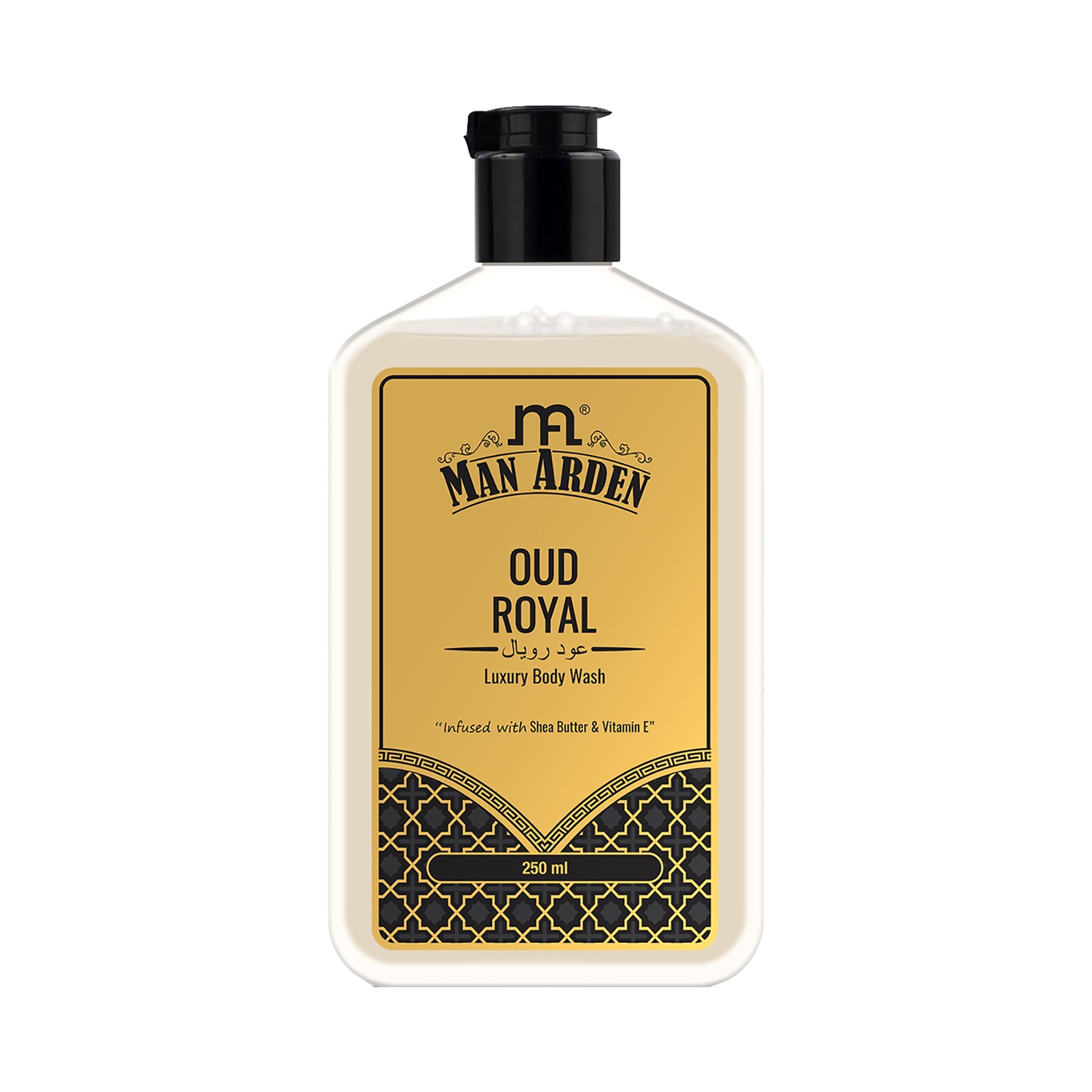 Man Arden | Man Arden Oud Royal Luxury Body Wash Infused With Shea Butter & Vitamin E (250ml)