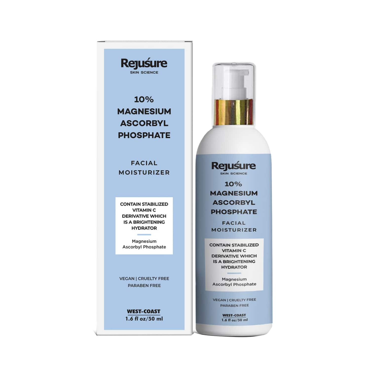 Rejusure | Rejusure 10% Magnesium Ascorbyl Phosphate Facial Moisturizer (50ml)