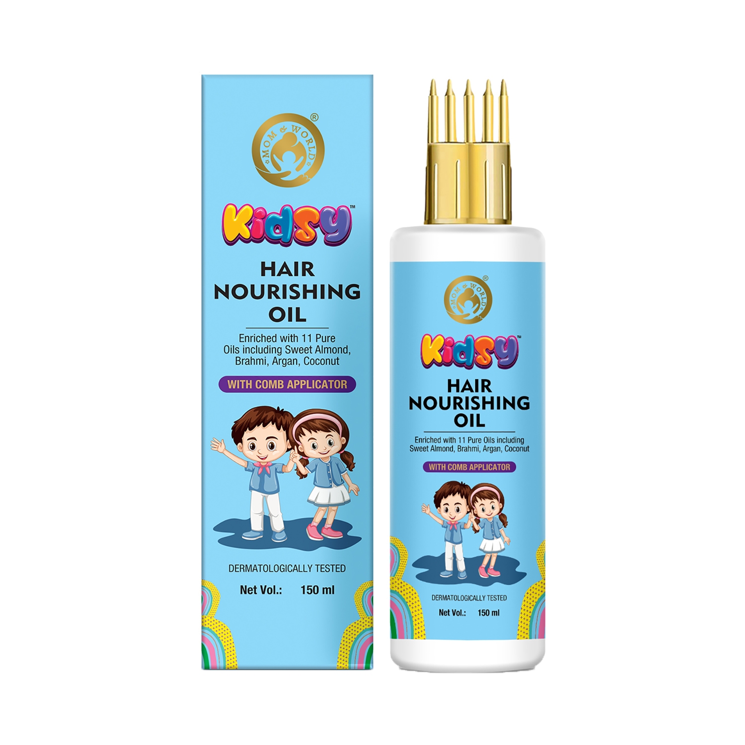 Mom & World | Mom & World Kidsy Hair Nourishing Oil With Comb Applicator (150ml)