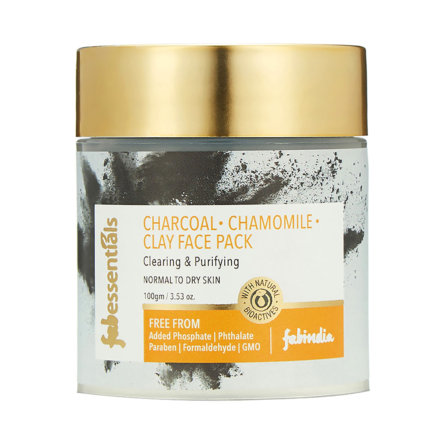 Fabessentials by Fabindia | Fabessentials by Fabindia Charcoal Chamomile Face Pack (100g)