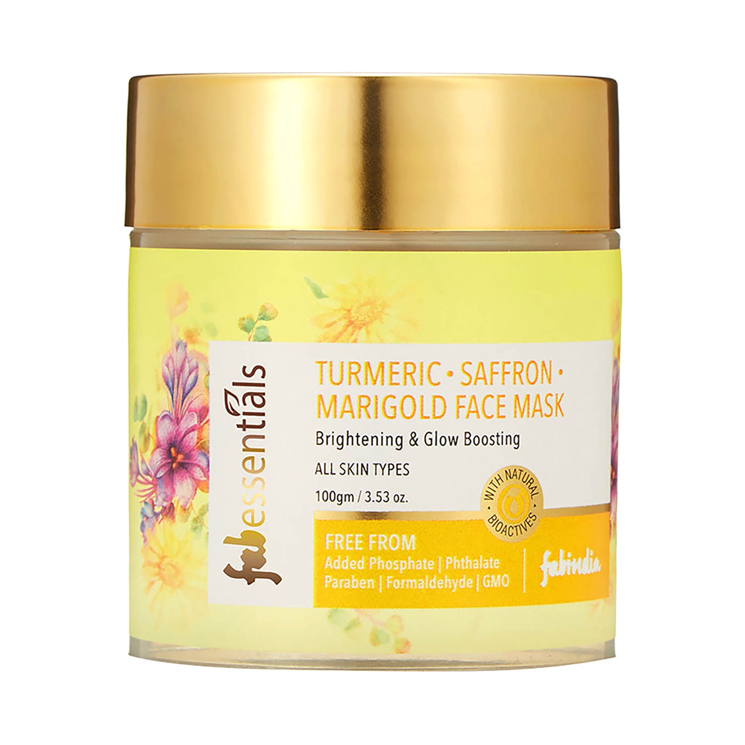 Fabessentials by Fabindia | Fabessentials by Fabindia Turmeric Saffron And Marigold Face Mask (100g)