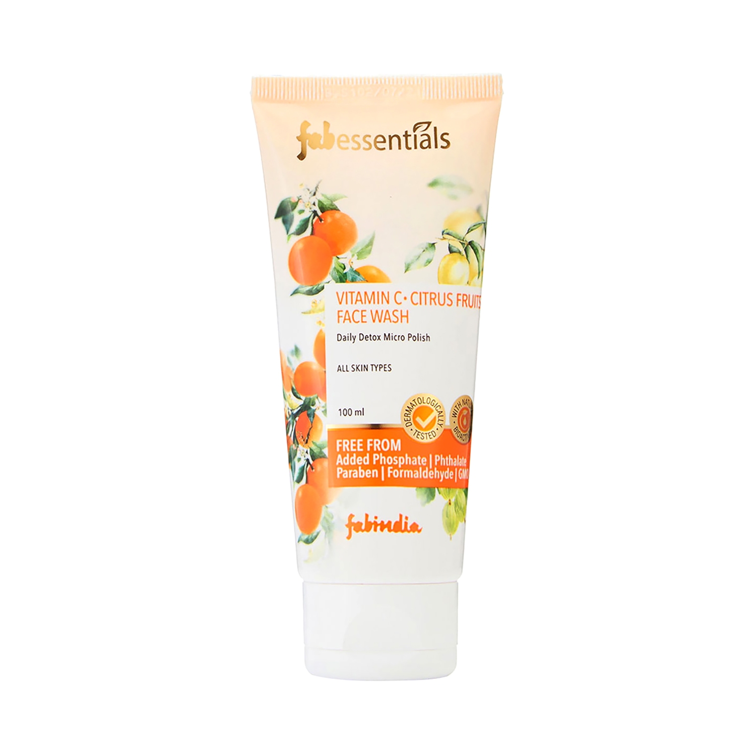 Fabessentials by Fabindia | Fabessentials by Fabindia Vitamin C Citrus Fruits Facewash (100ml)