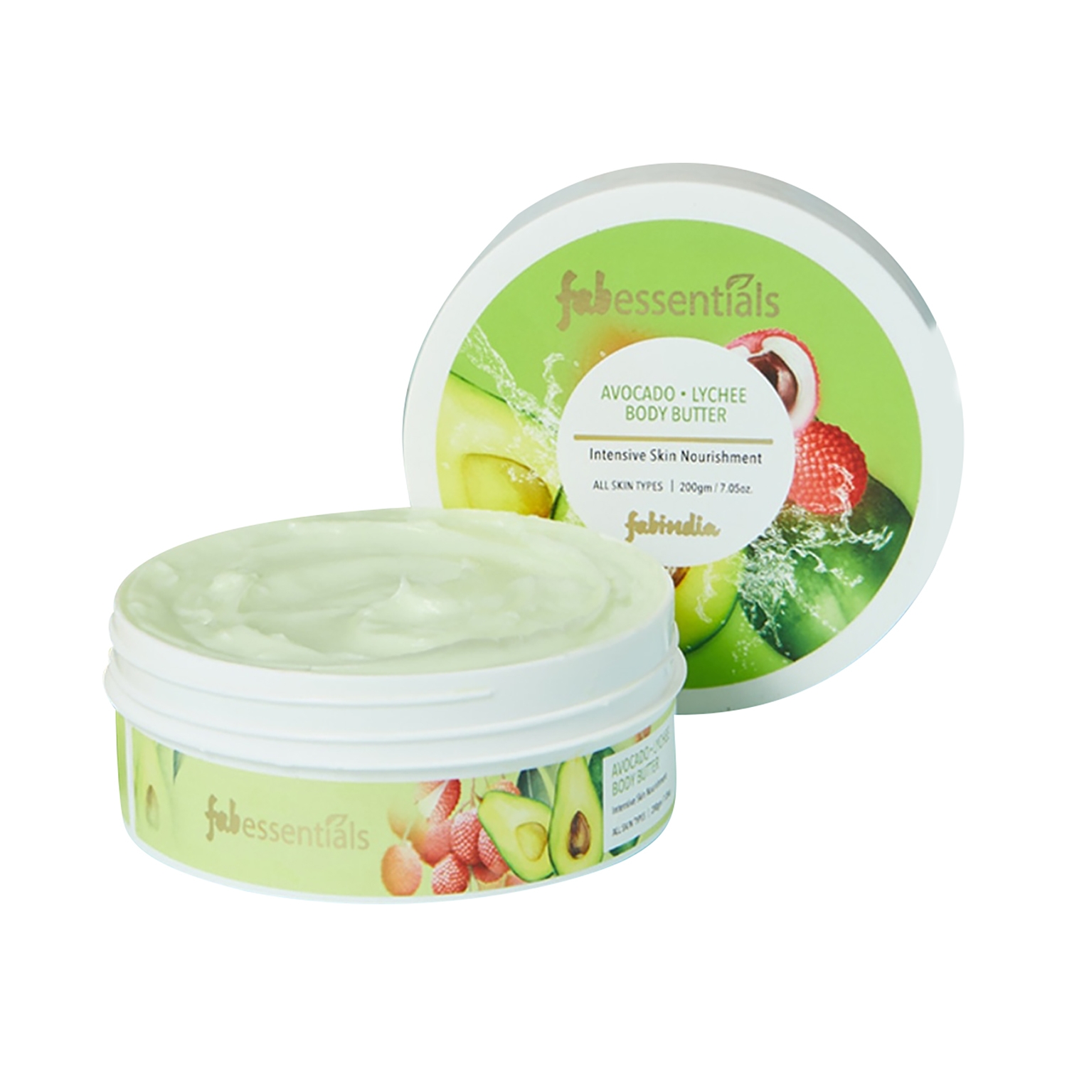 Fabessentials by Fabindia | Fabessentials by Fabindia Avocado Lychee Body Butter (200g)